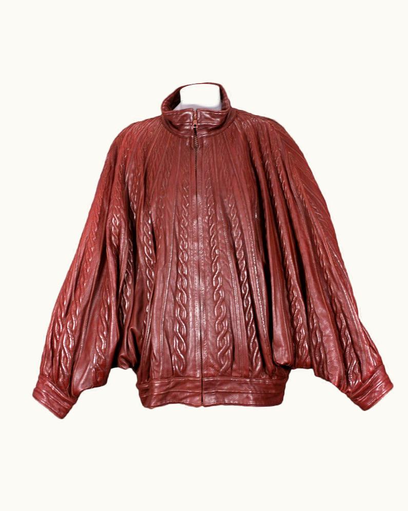 Dior Christian Dior AW 83 Haute Couture Leather Jacket