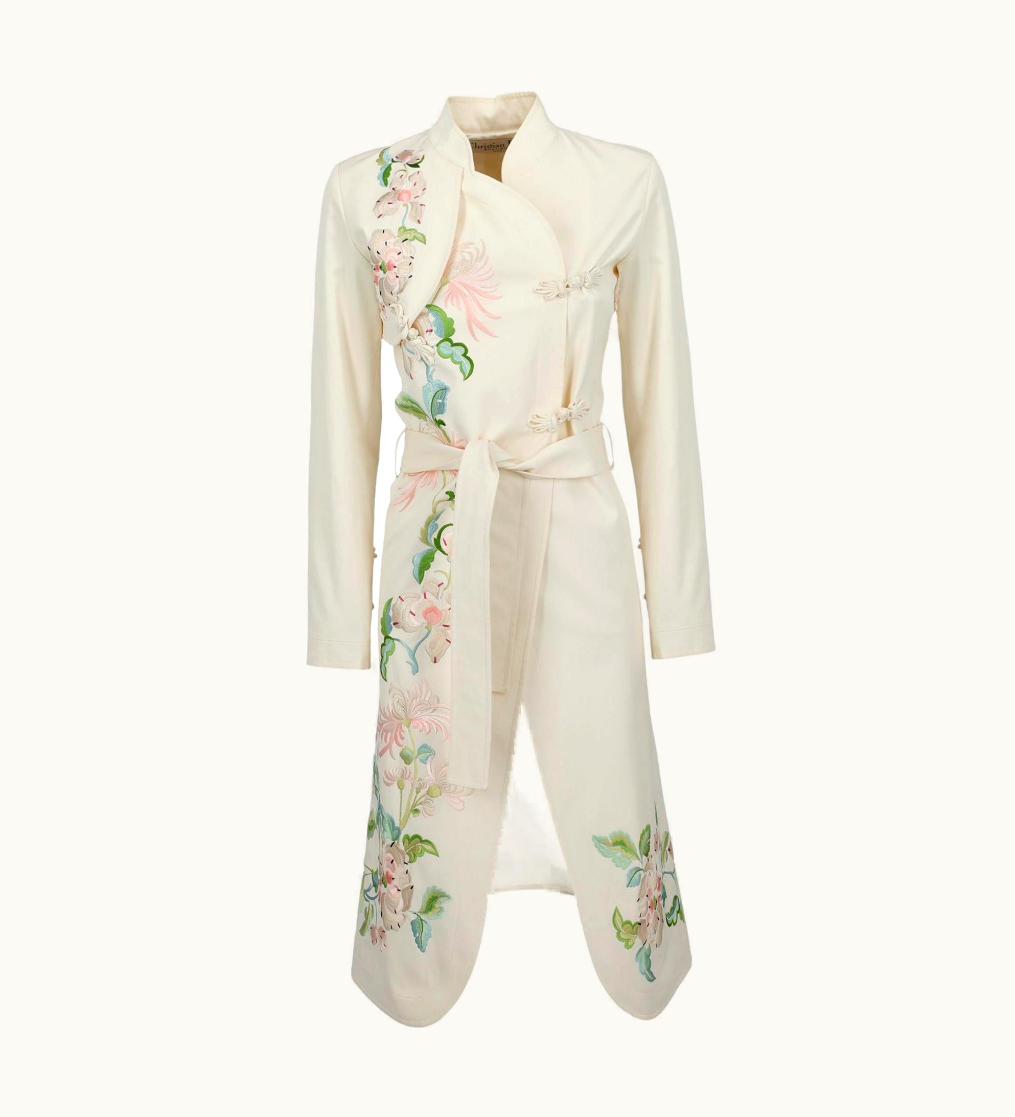 Dior 2006 John Galliano For Christian Dior Limited Edition Embroidered Coat