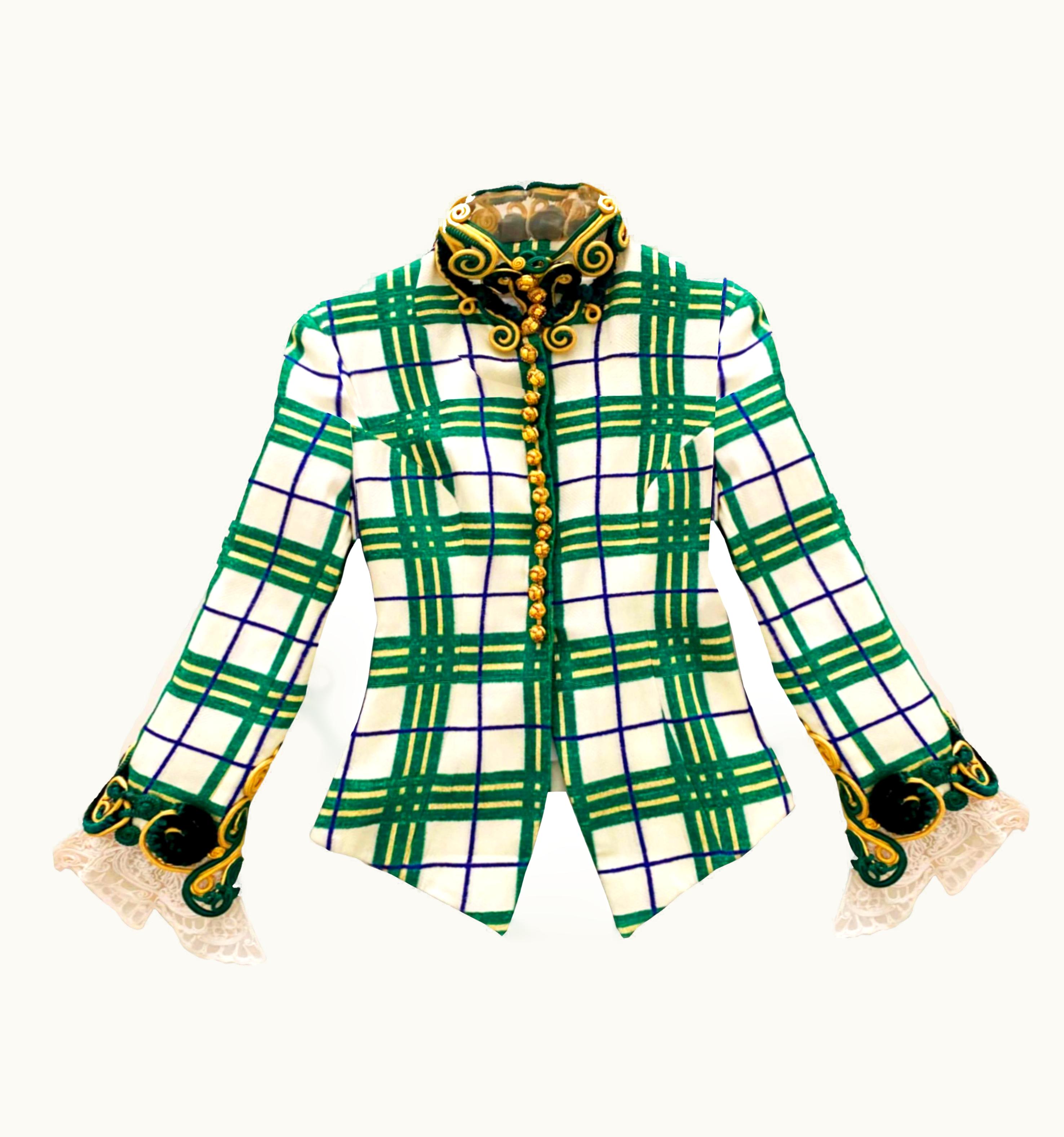 Dior 2000s Christian Dior Rococo Style Blazer