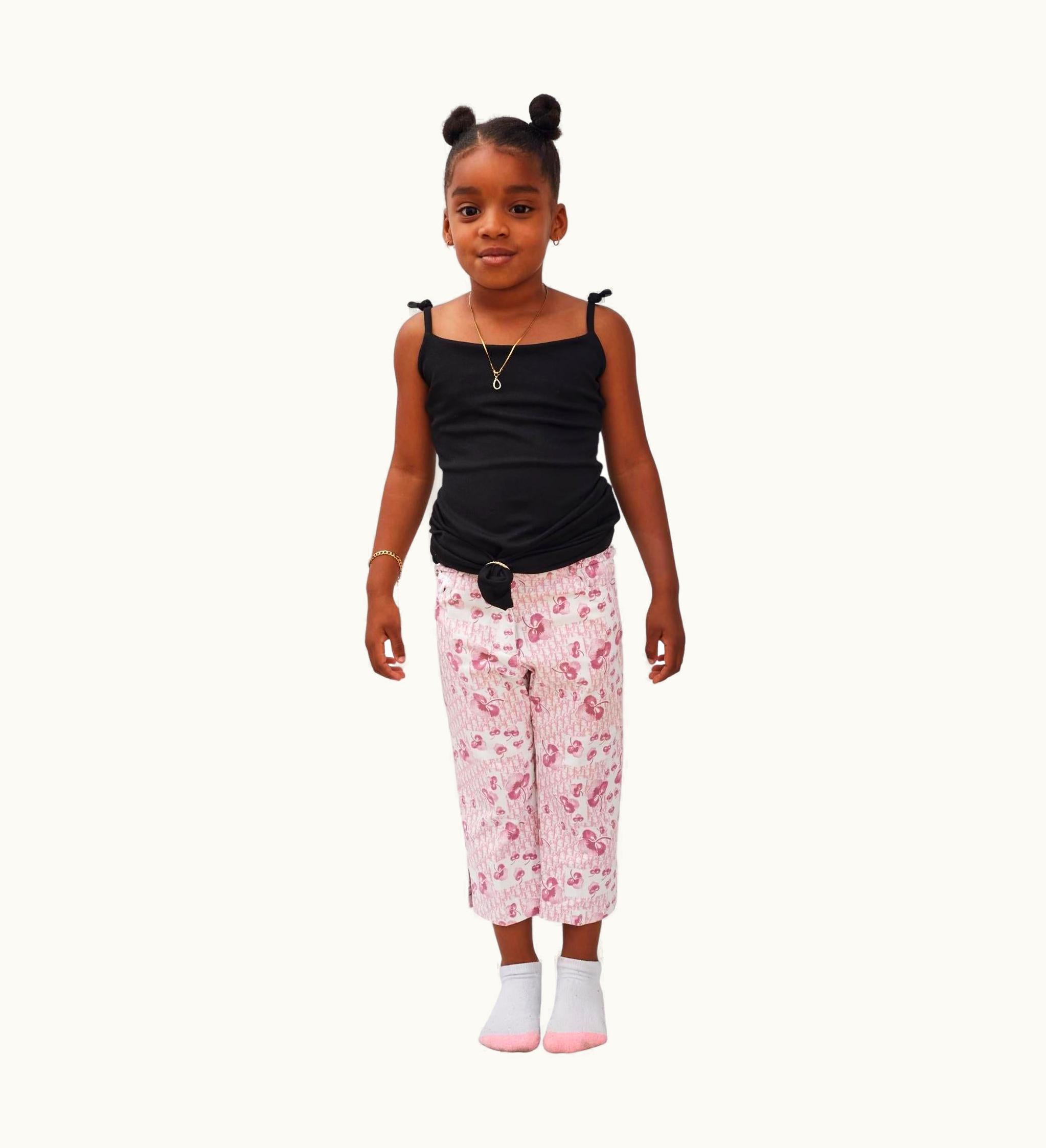 Dior Dior Pink Trotter Galliano 1990s Pants (a) For Girls