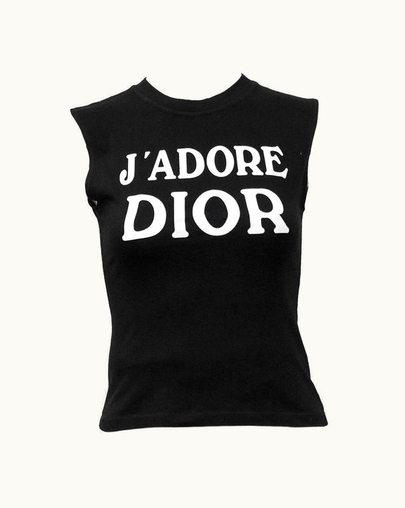 Dior 1990' Iconic Christian Dior 'j'adore Dior' Muscle T