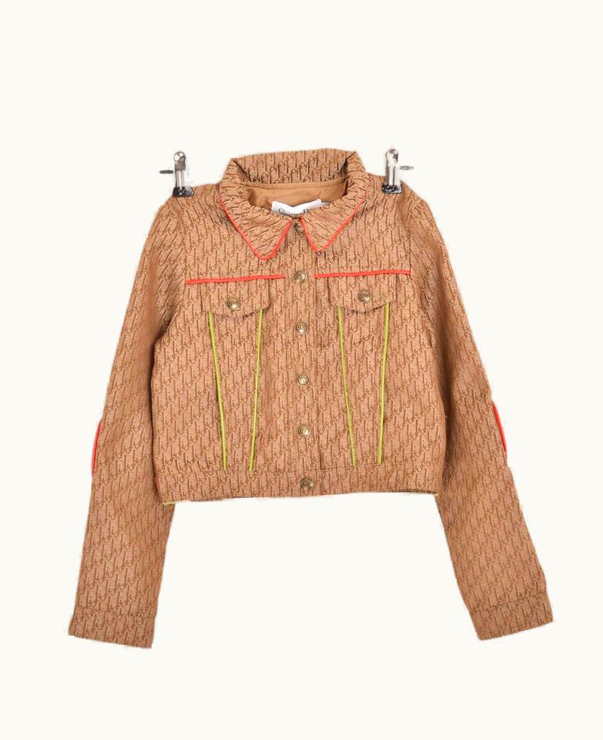 Dior Y2k Christian Dior AW/2004 Kids Monogrammed Rasta Jacket 8 Years