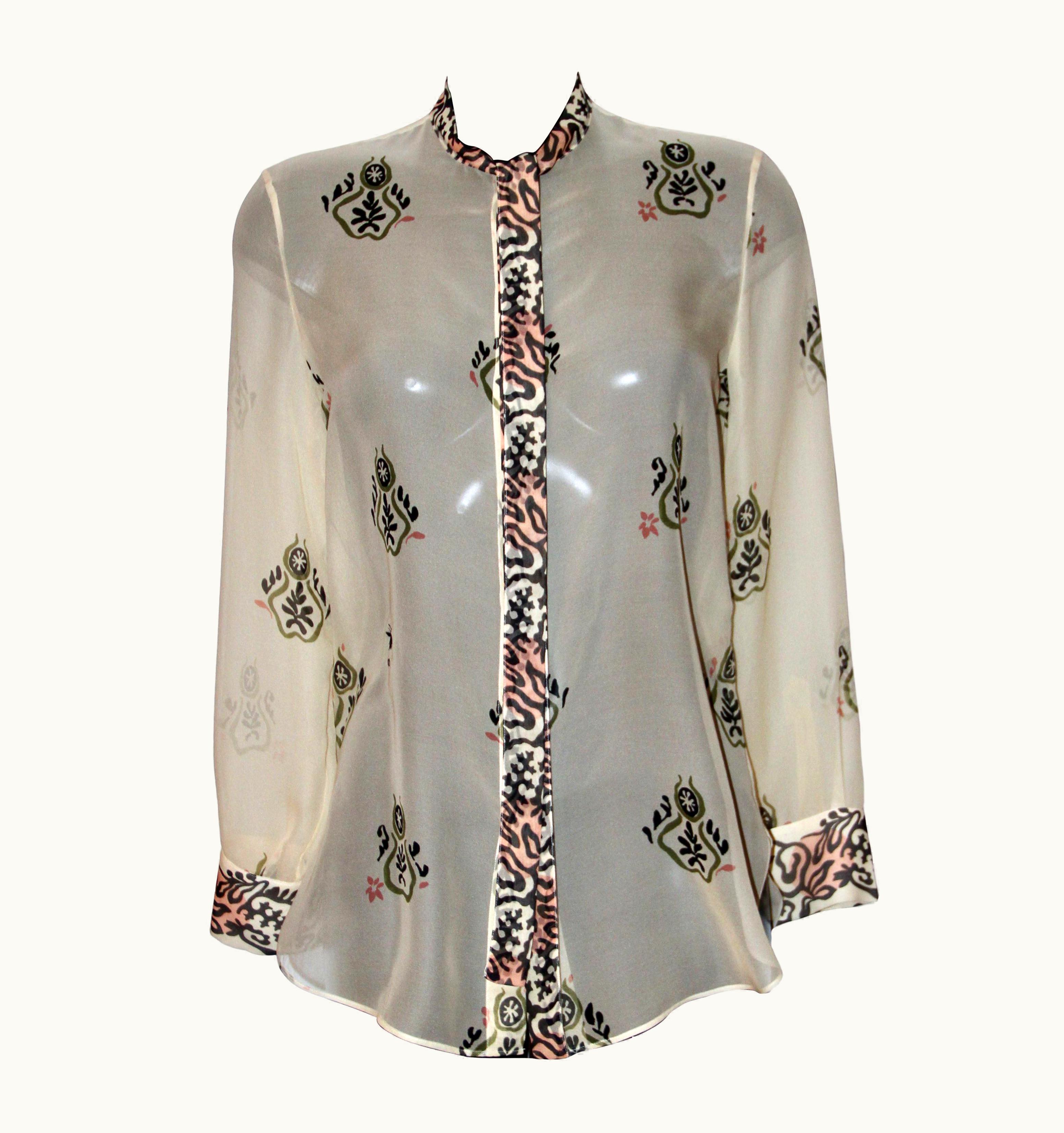 Dior Christian Dior Pre Fall 2019 Silk Blouse