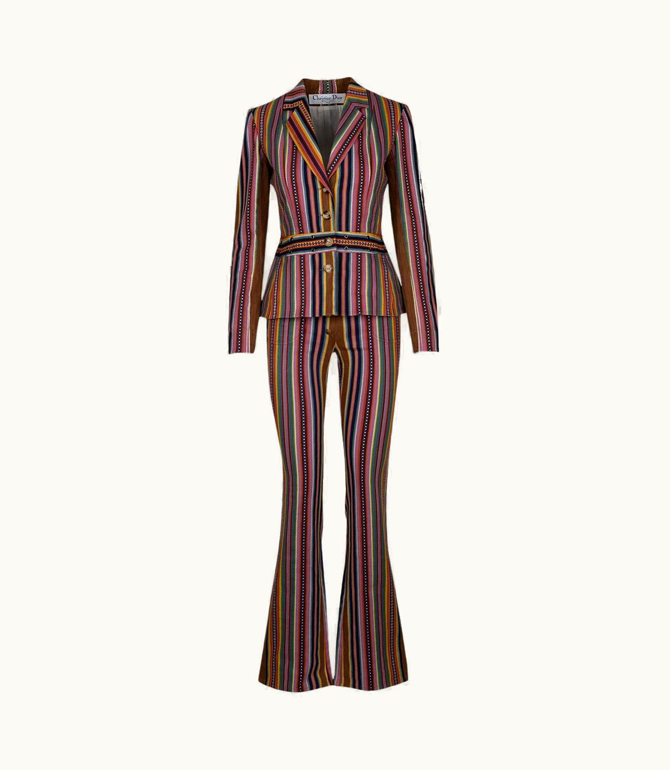 Dior Christian Dior Stripped Tailleur - '00s