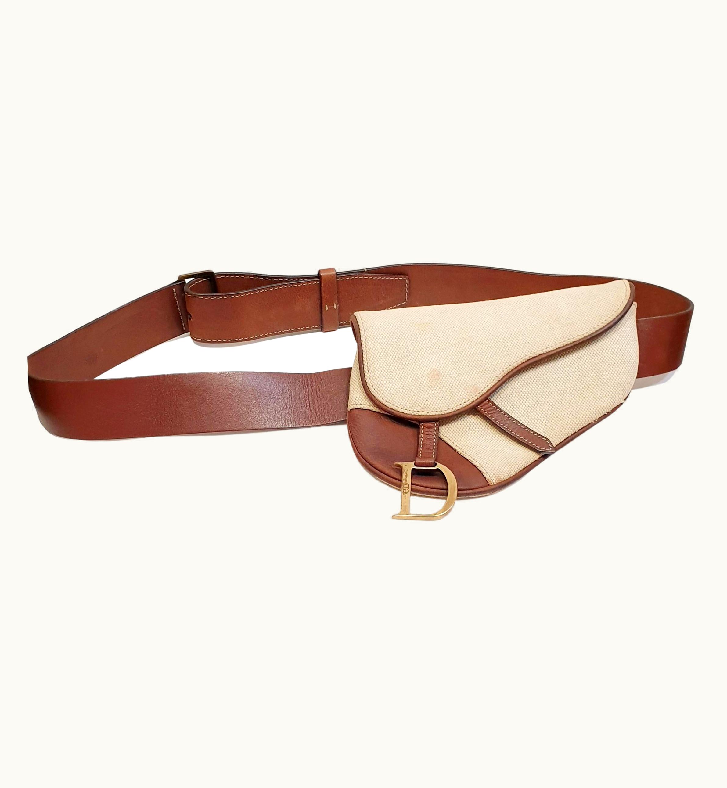 Dior Christian Dior Vintage Belt Saddle Bag Bum Bag Waist Fanny Pack UZ0570593