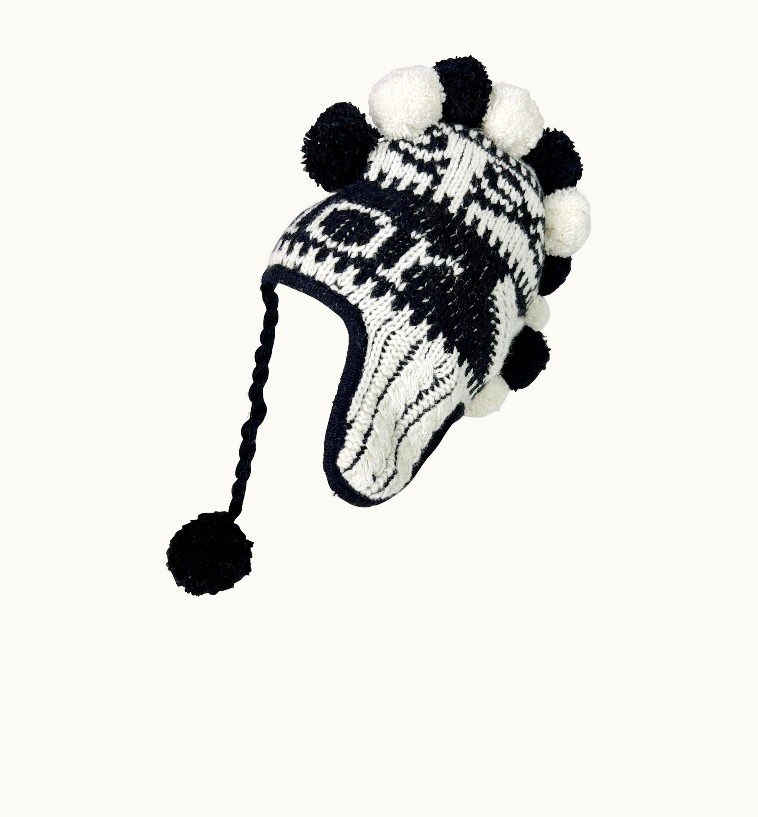 Dior 2000s Dior By John Galliano Mohawk Logo Knit Hat