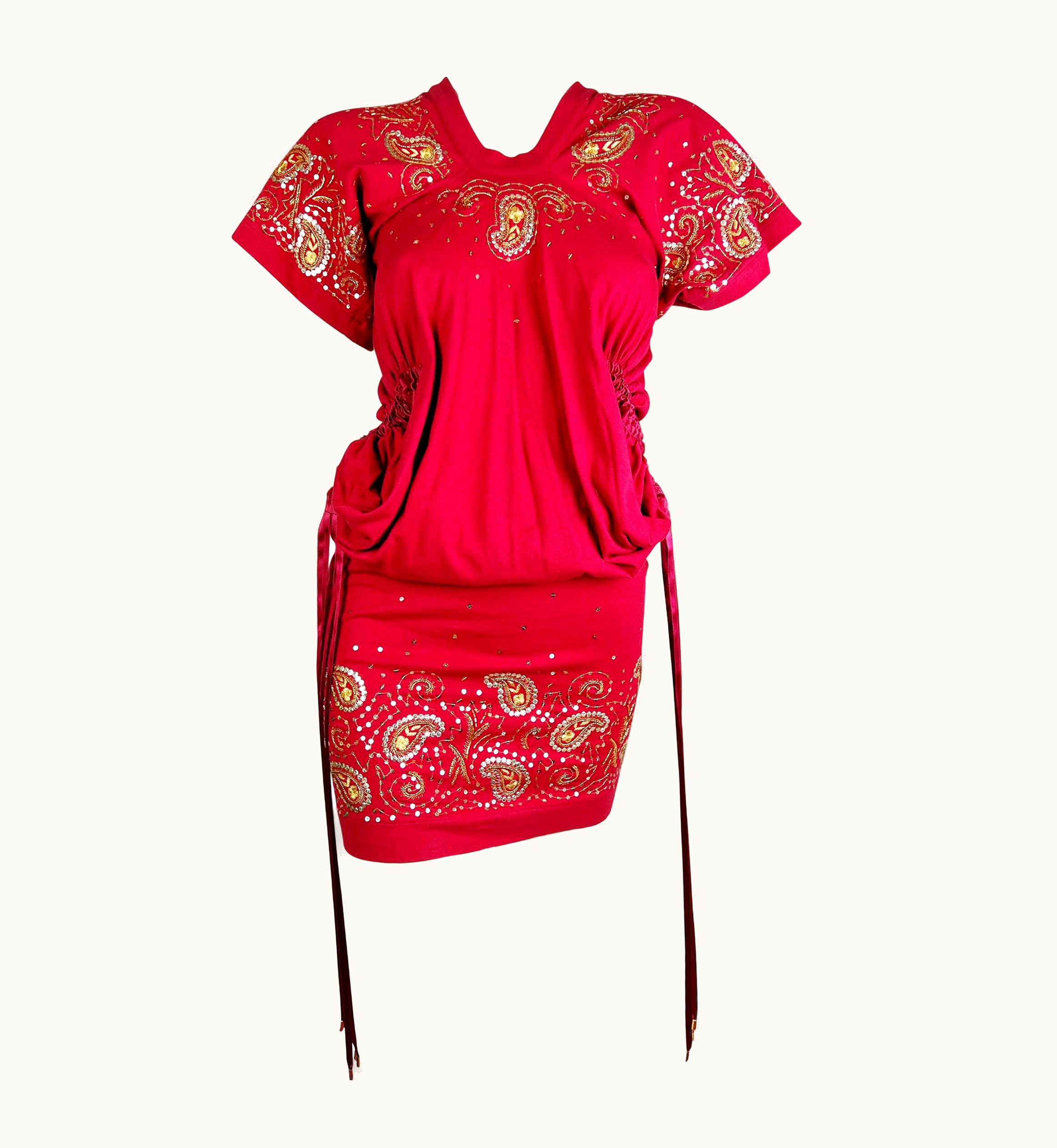 Dior Dior Fall 2002 Rtw Embroidered Dress