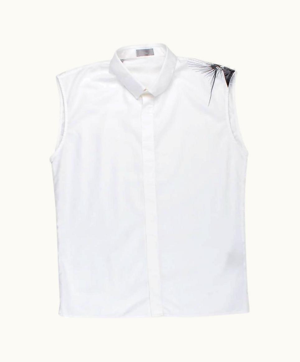 Dior Dior Homme S/S Strip Sleevless Men Top Shirt