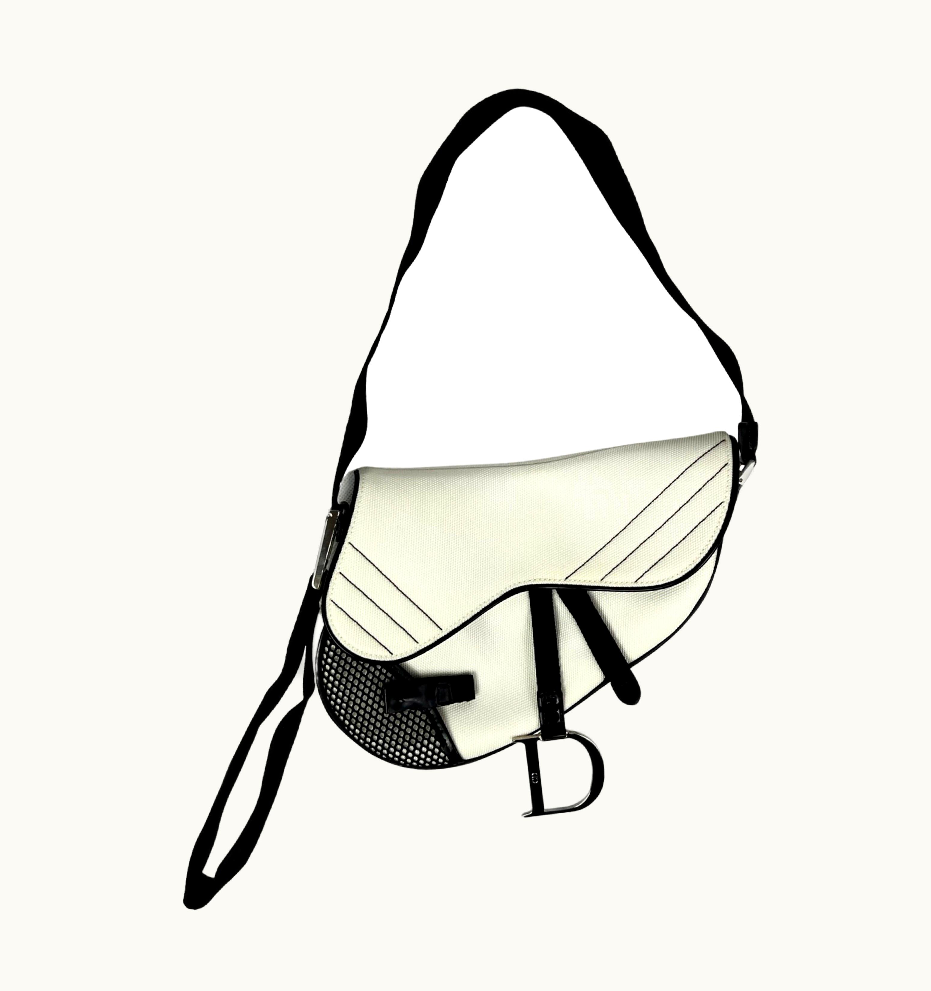 Dior 2002 Dior By John Galliano Sports Style Multi-style Saddle Bag