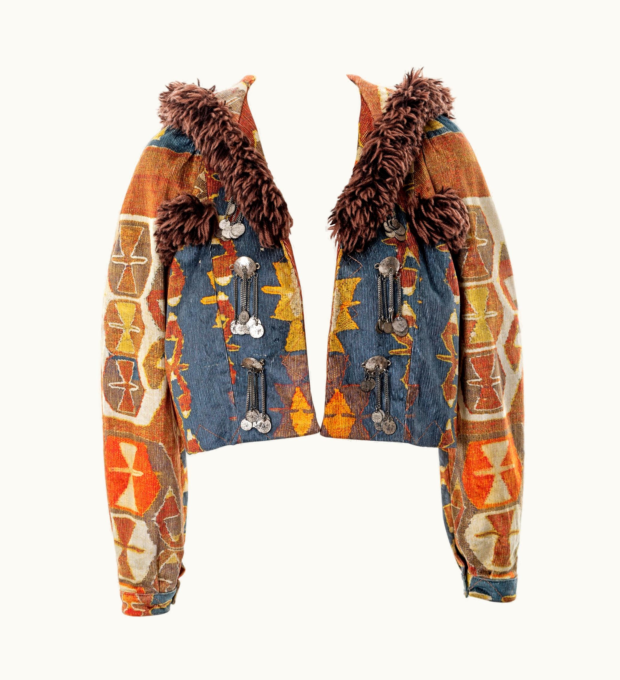 Dior Christian Dior By John Galliano Trompe-l'≈ìil Carpet Print Jacket, AW 2002