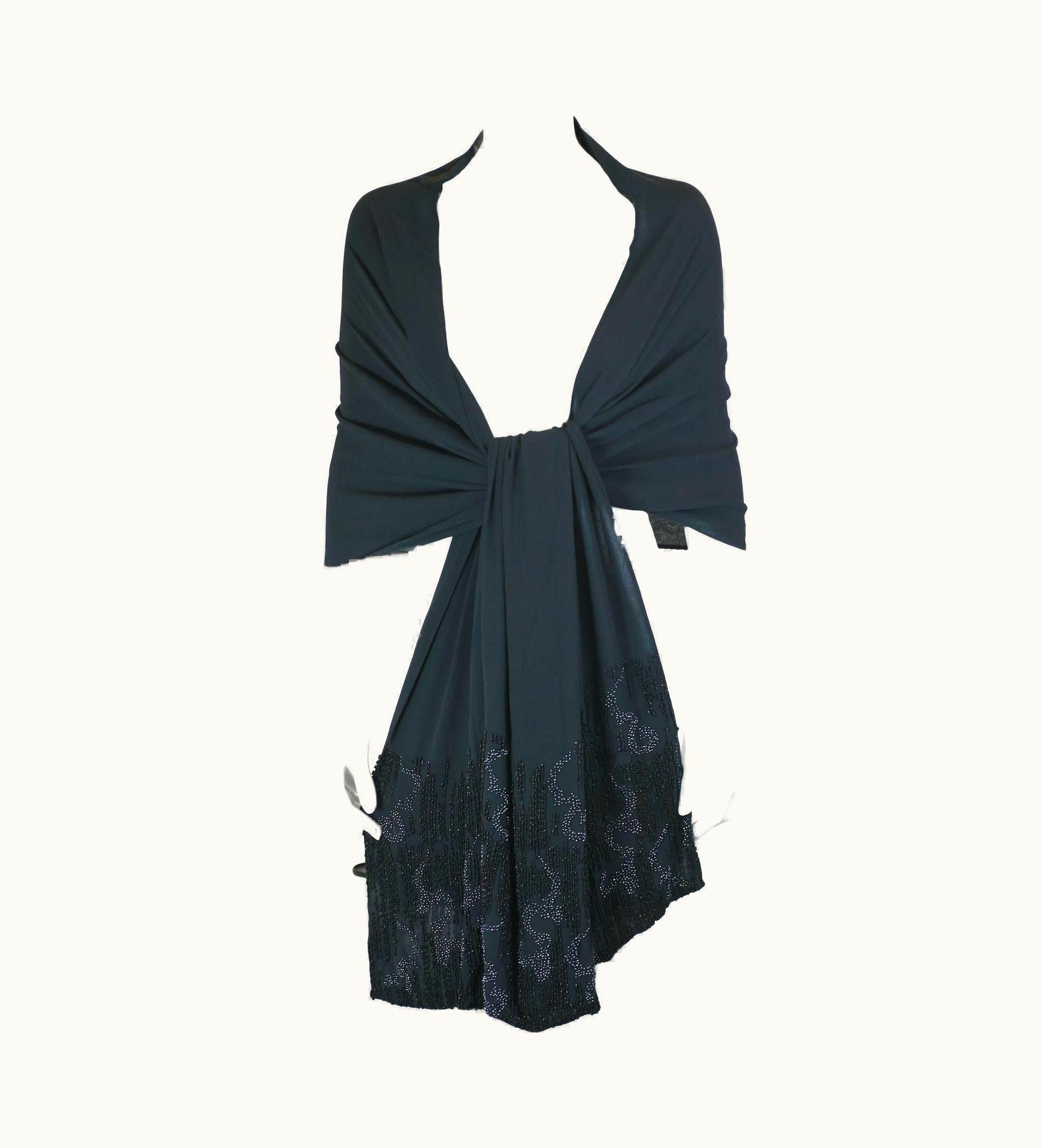 Dior John Galliano For Christian Dior Beaded Shawl