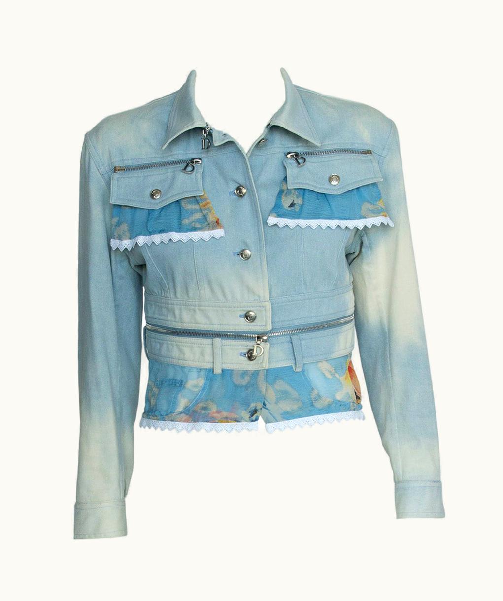 Dior Christian Dior By John Galliano Zip-Detailed Cropped Jacket, Spring-Summer 2001