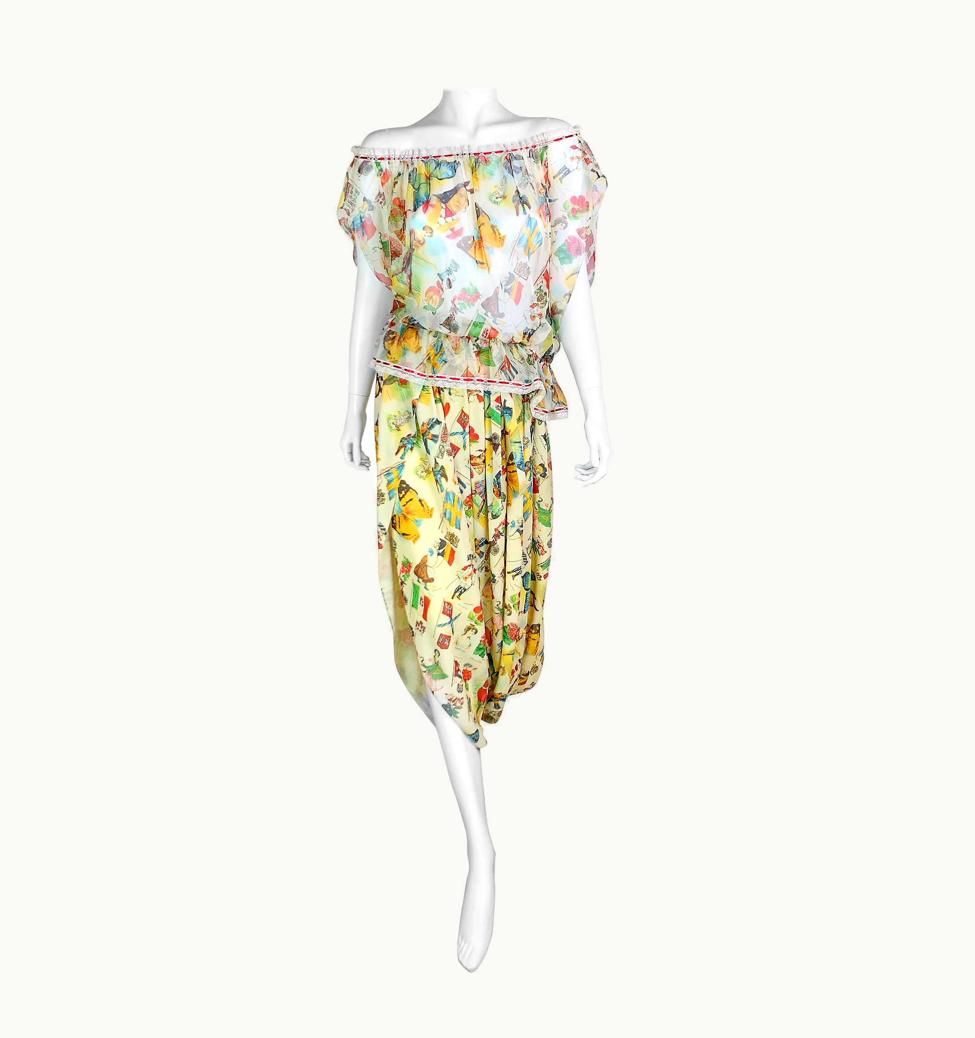 Dior Dior Spring 2002 Rtw Stamp Print Set