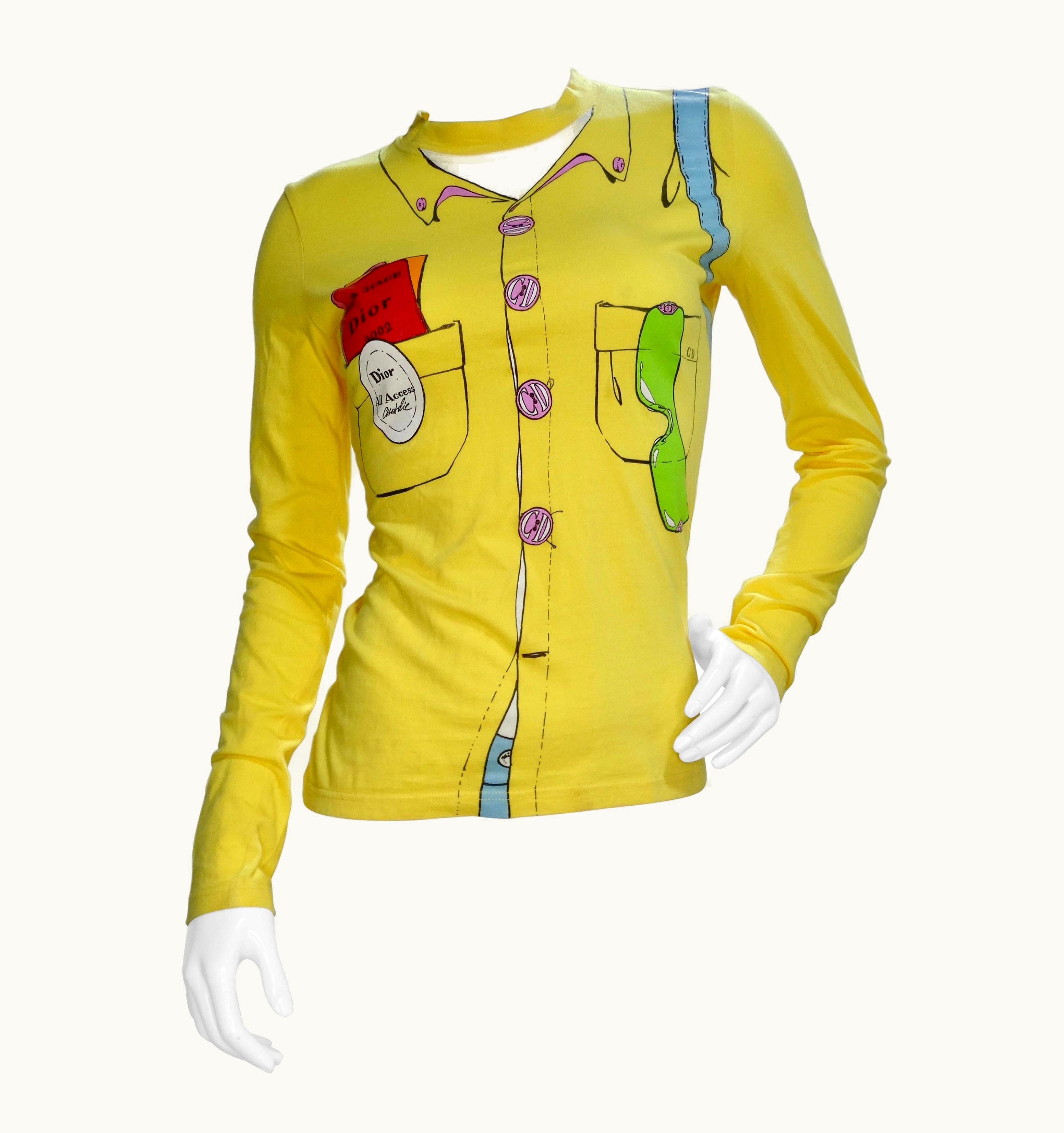 Dior Christian Dior 'All Access' Graphic Long-Sleeve