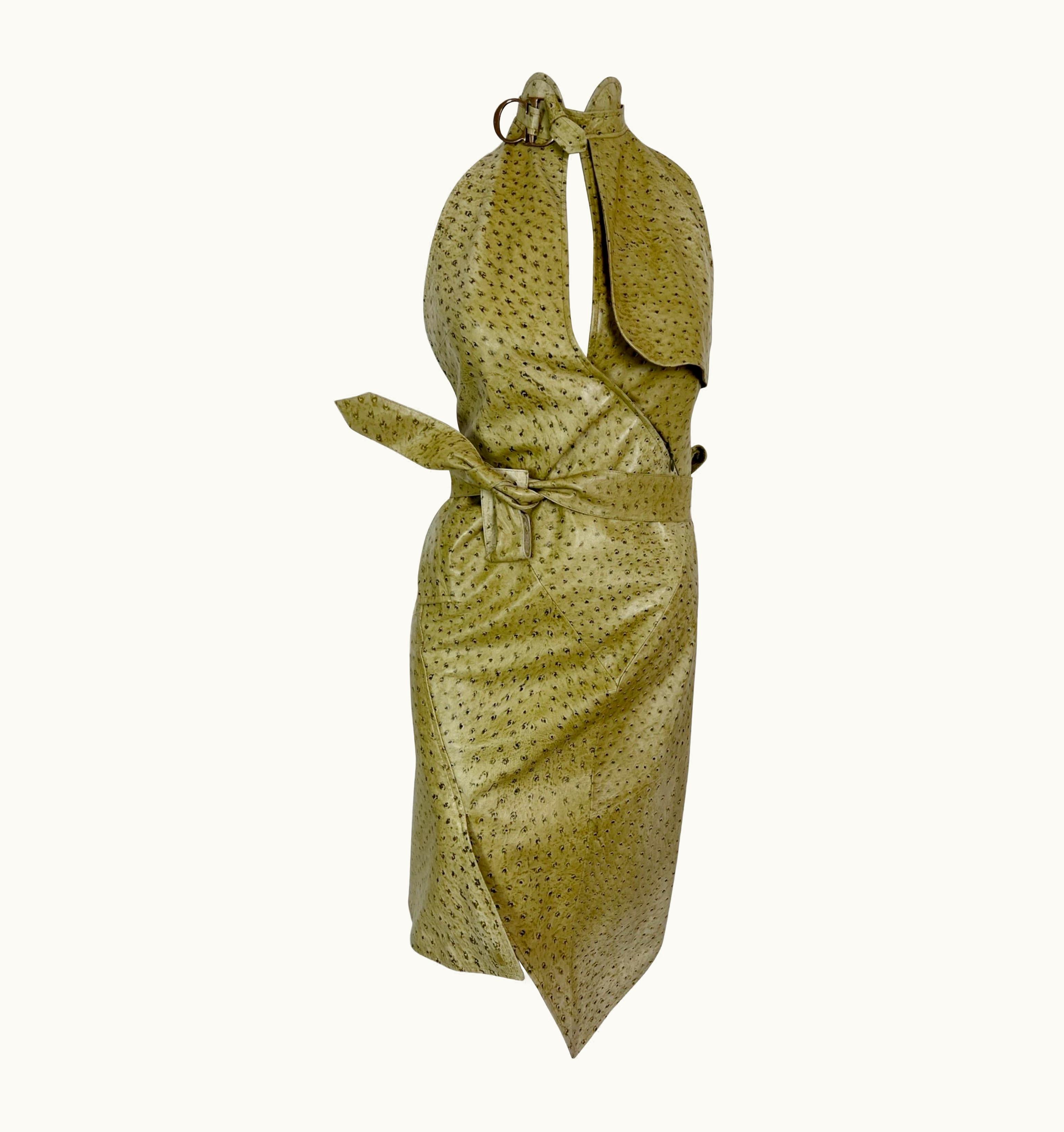 Dior Dior Fall 2000 Rtw Leather Dress