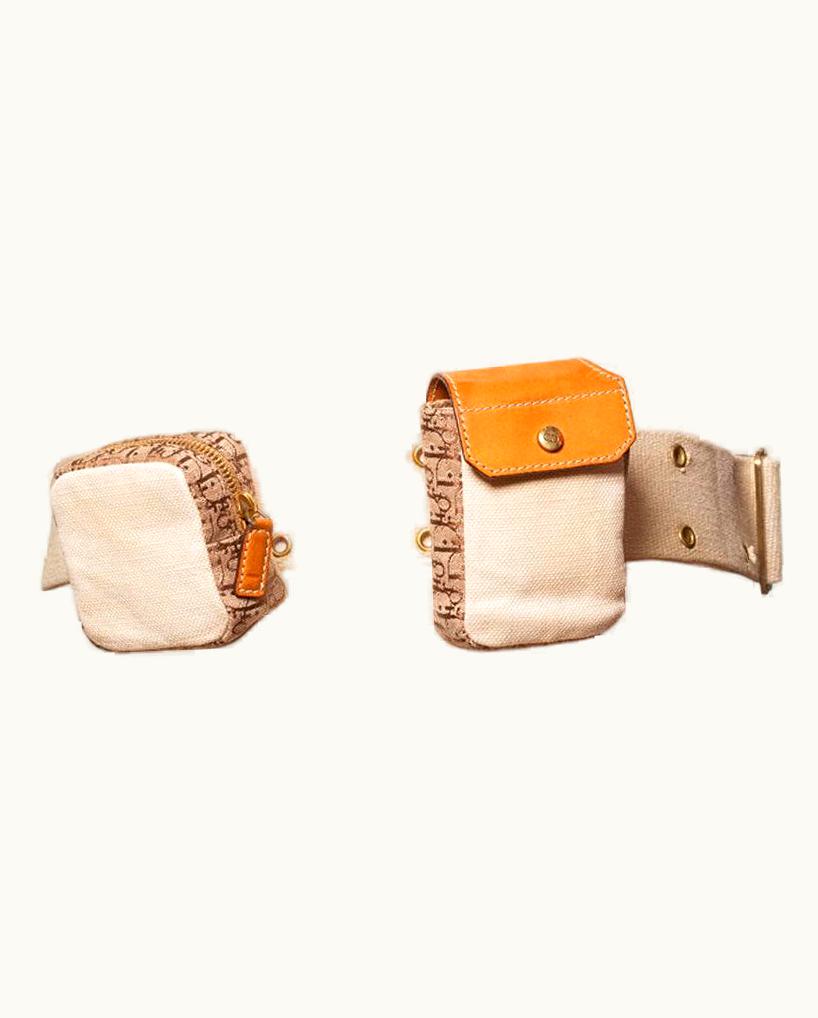 Dior Dior Vintage Beige Street Chic Military Belt Bag 2002