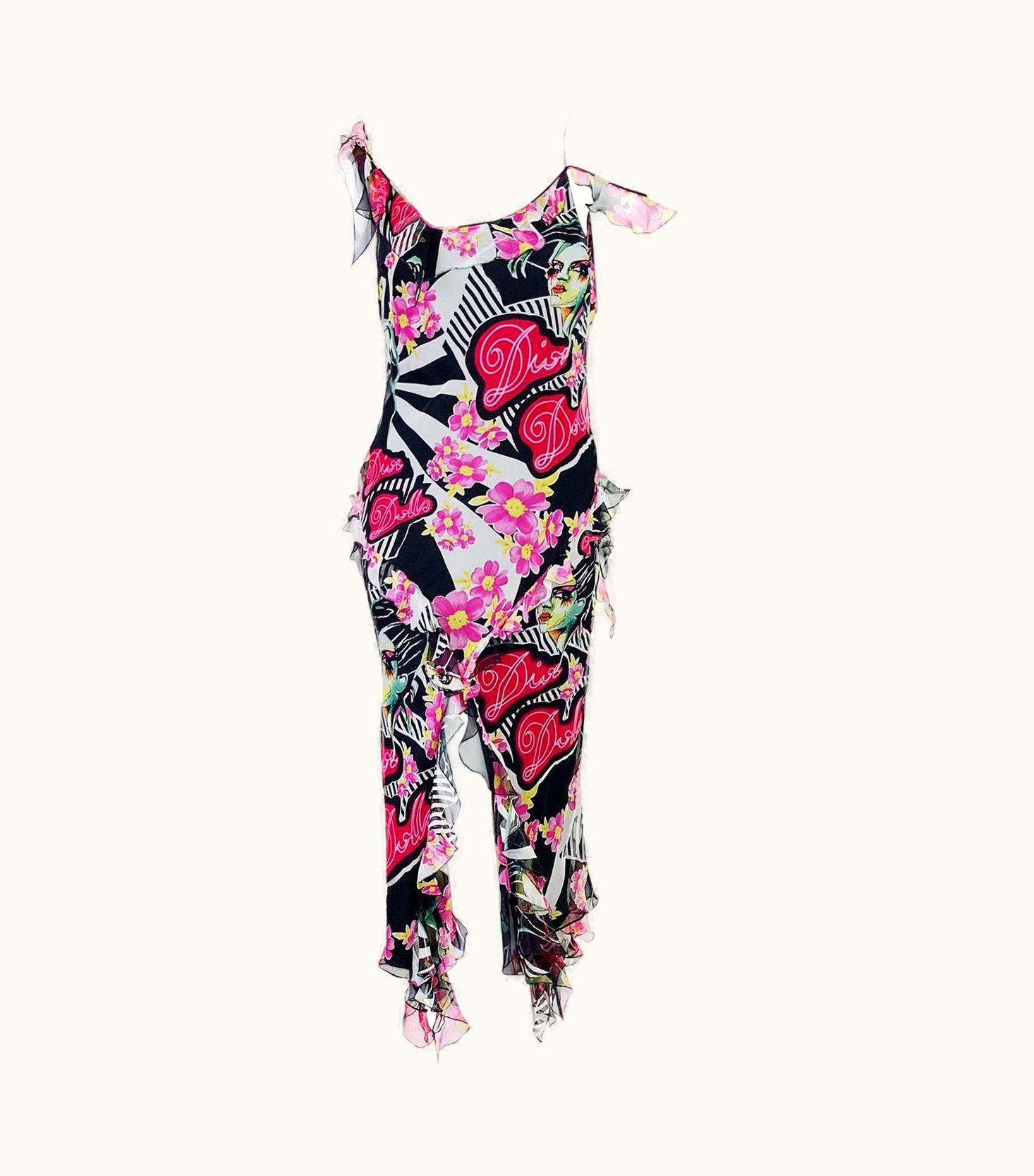 Dior Dior Fall 2004 Rtw Silk Dress