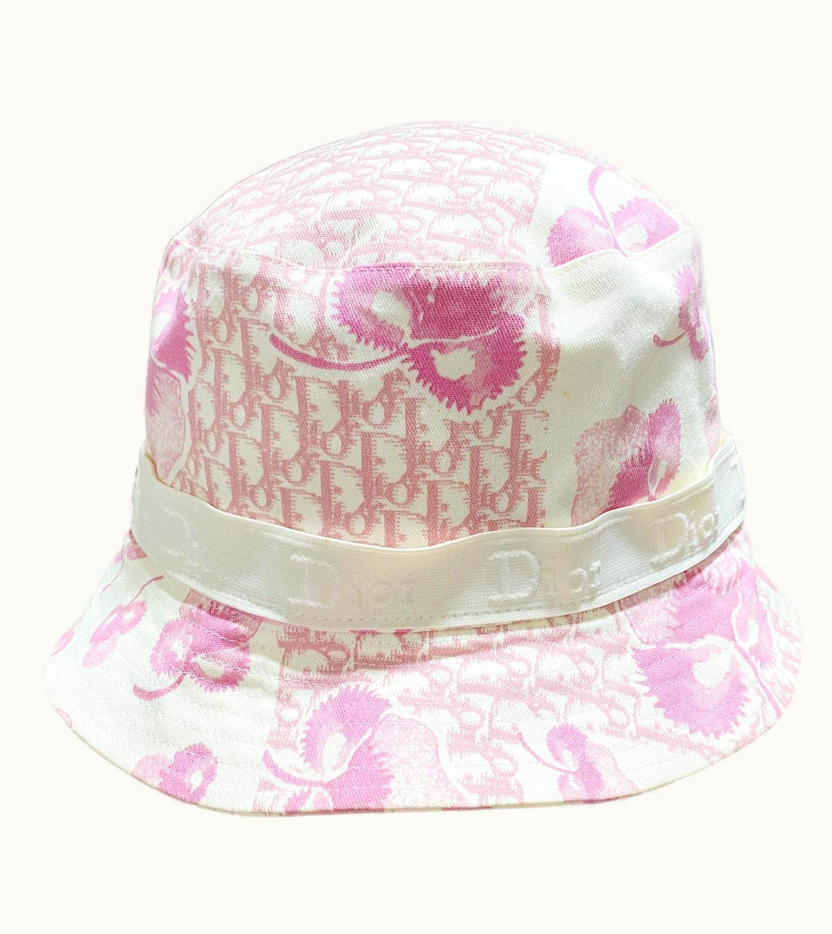 Dior Christian Dior - Diorissimo Resort 2005 Logo Flowers Bucket Hat