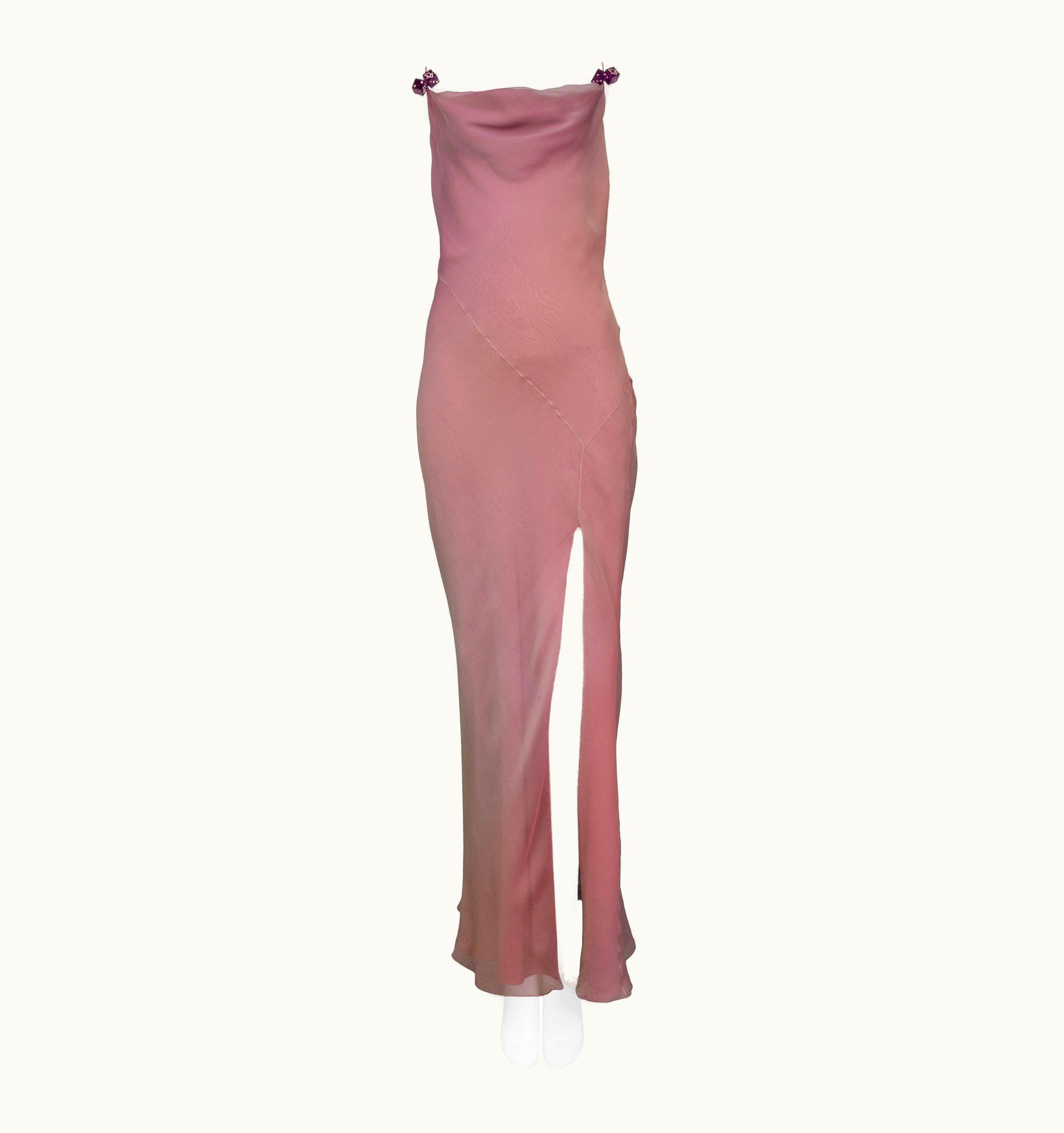 Dior Christian Dior Ombre Gambler Dice Dress 2005