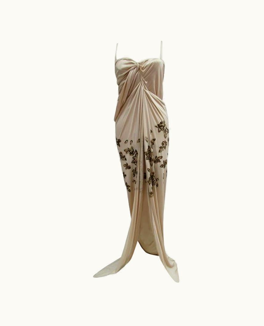 Dior 2007 John Galliano For Christian Dior Embellished Dress