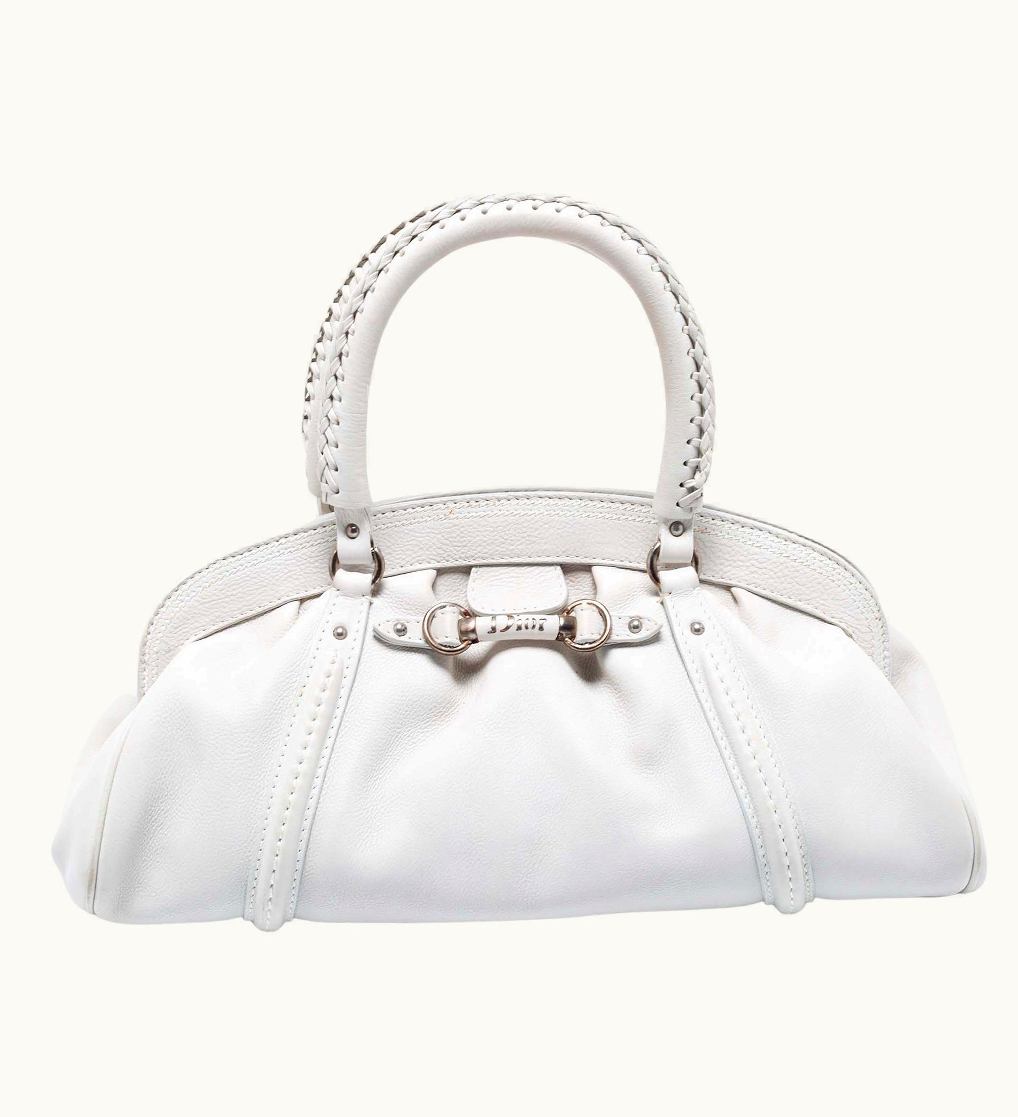 Dior Dior White Leather My Dior Frame Satchel UZ0571094