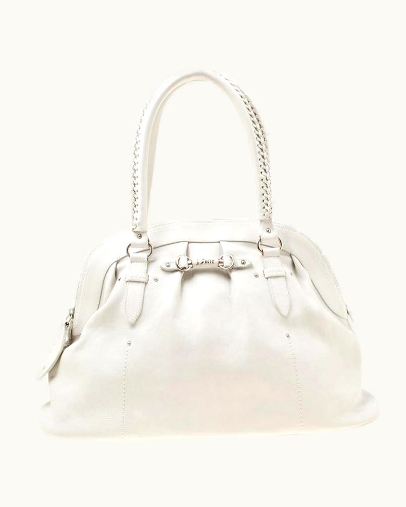 Dior Dior White Leather My Dior Frame Satchel UZ0571095