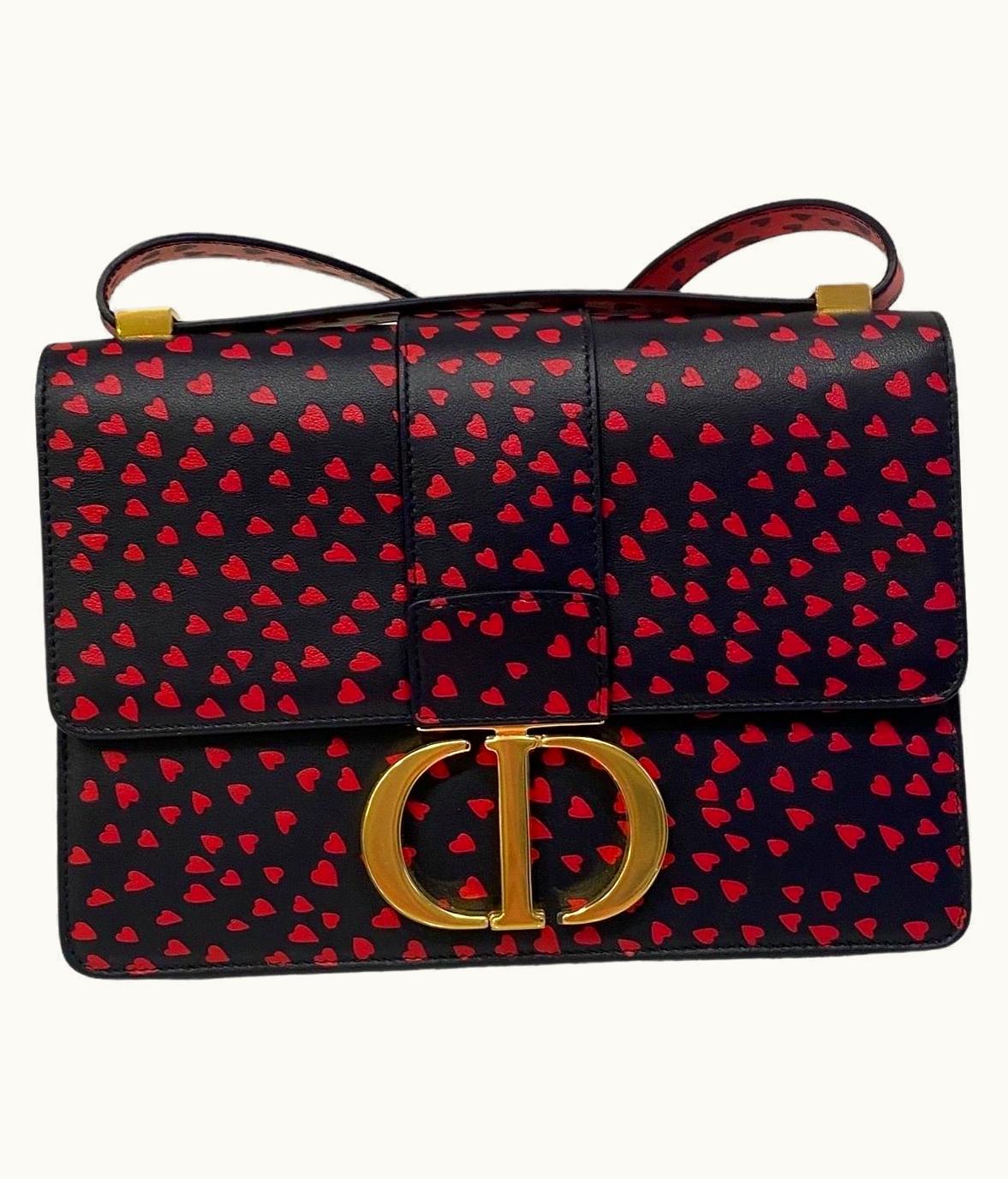 Dior 2021 Dior 30 Montaigne Limited Edition "I Love PARIS" Shoulder Bag