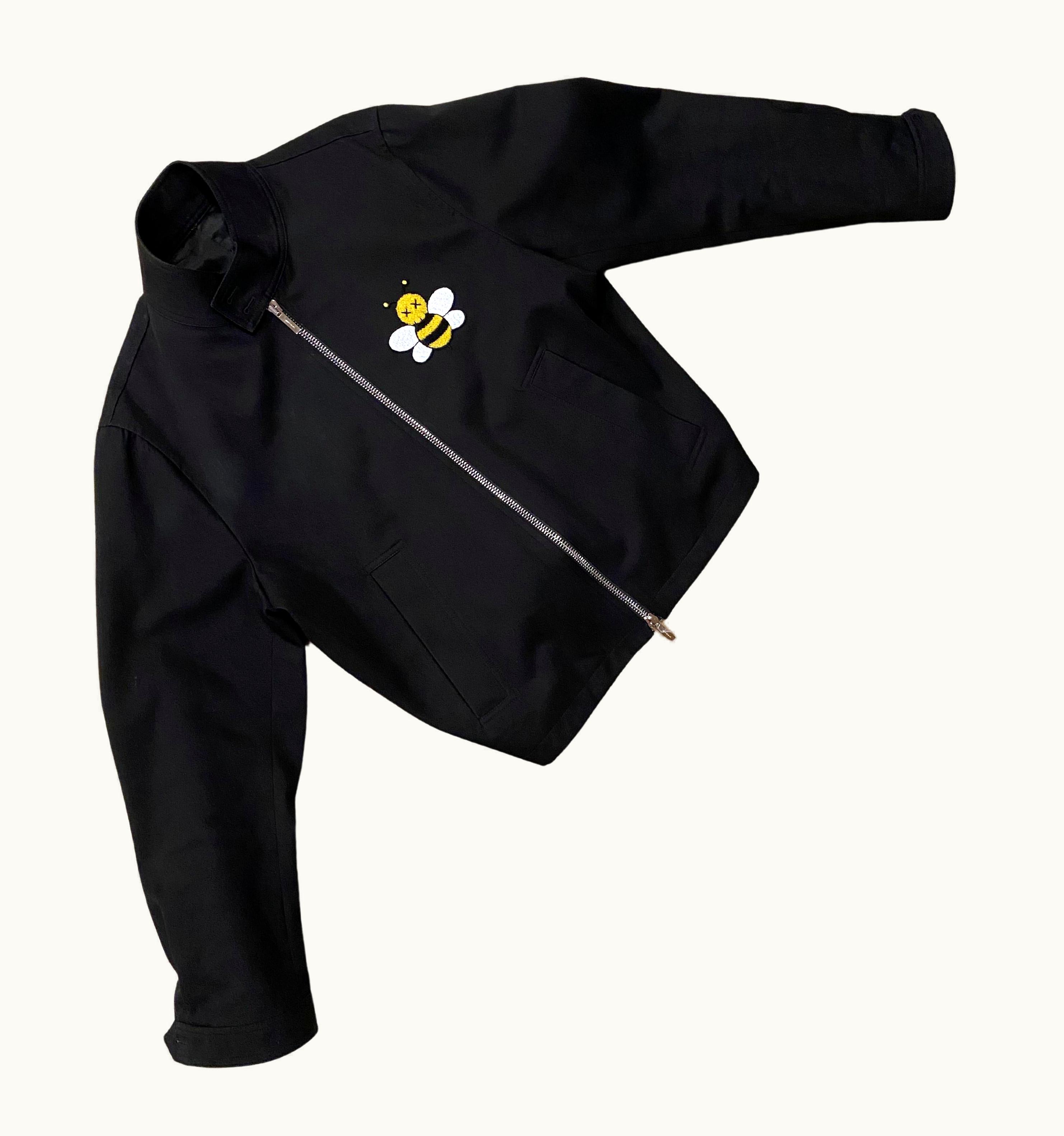 Dior Rare Dior Kaws Bee Drill Black Jacket, Kim Jones, Size