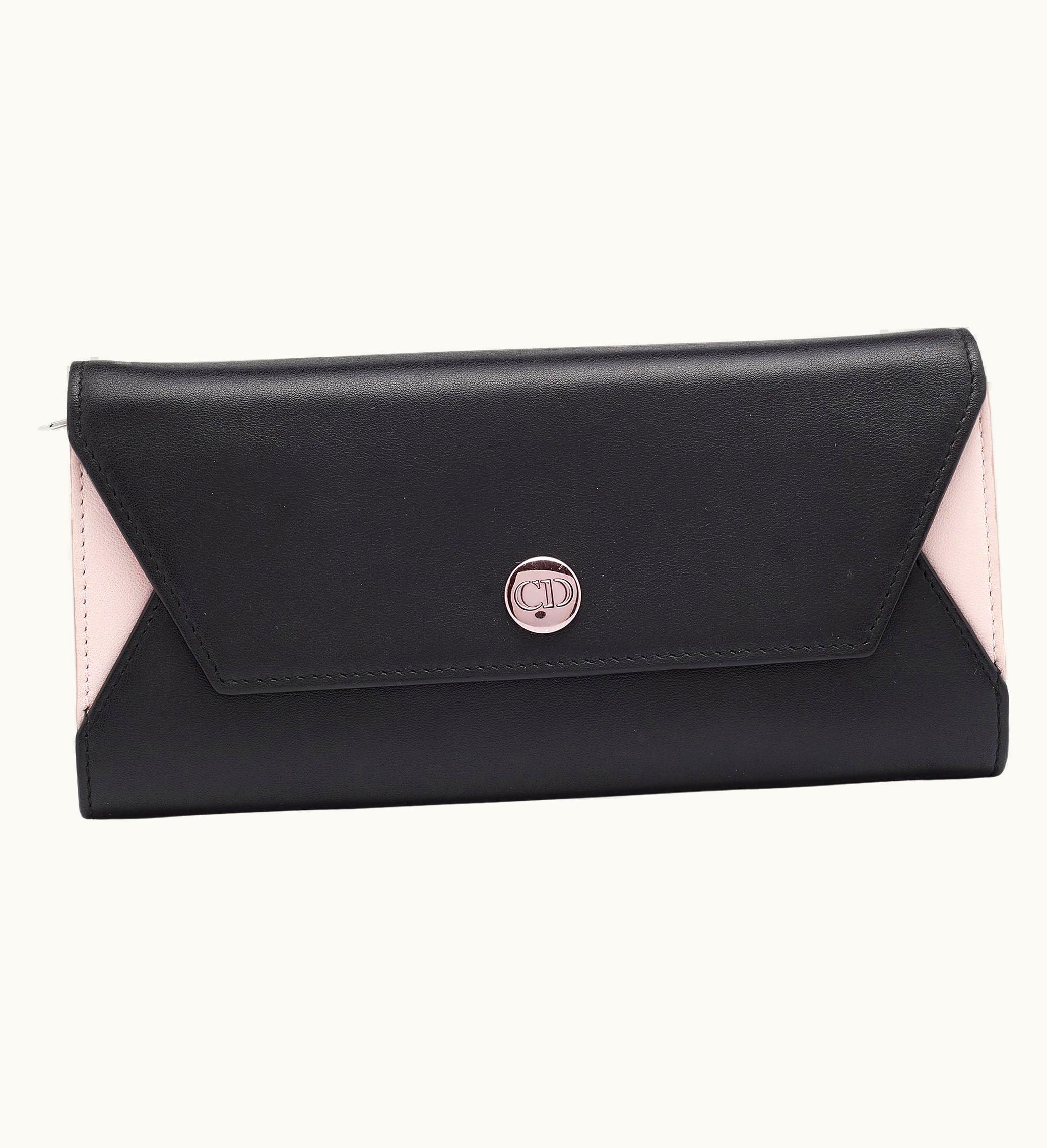 Dior Dior Black/Pink Leather Addict Rendez-Vous Clutch