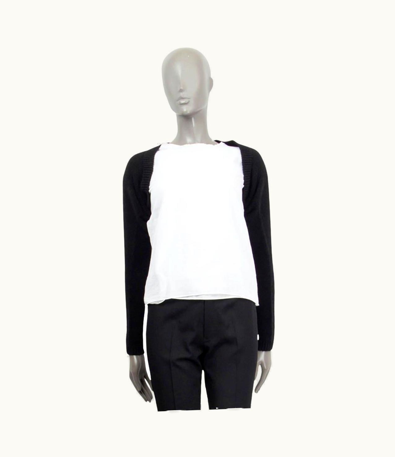 Dior Christian Dior Black Cashmere Shrug Knit Bolero Jacket