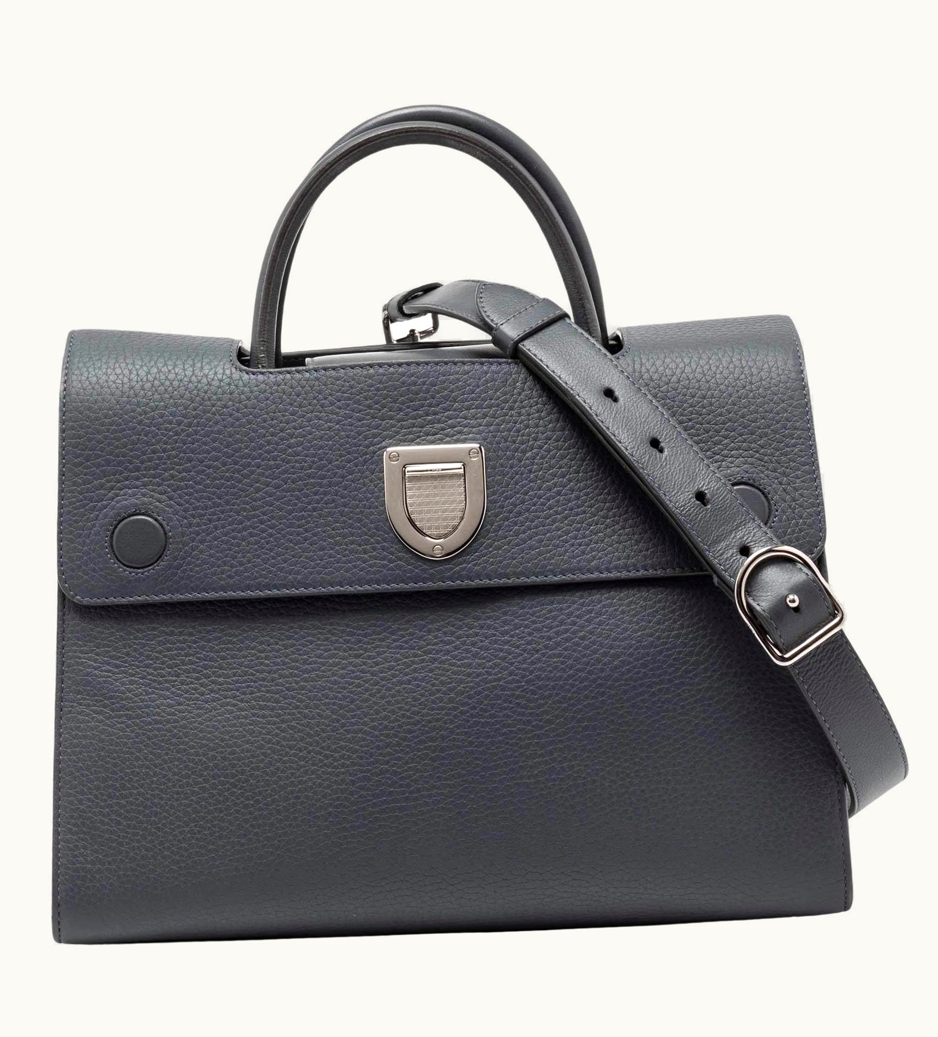 Dior Dior Grey Leather Medium Diorever Top Handle Bag UZ0571299