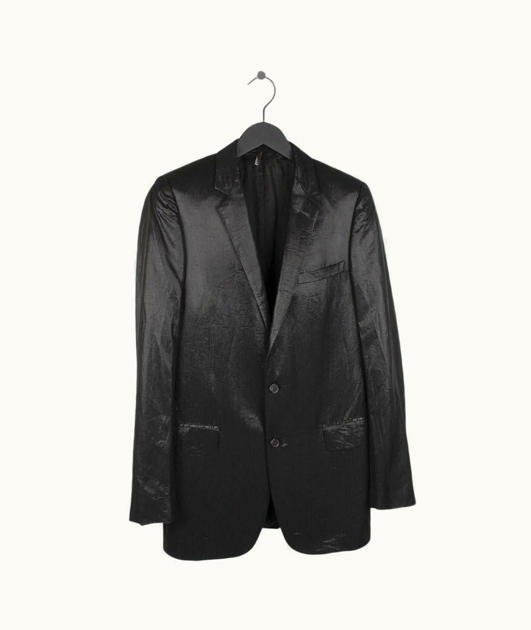 Dior Dior Homme AW02 Hedi Slimane Shiny Men Blazer Jacket