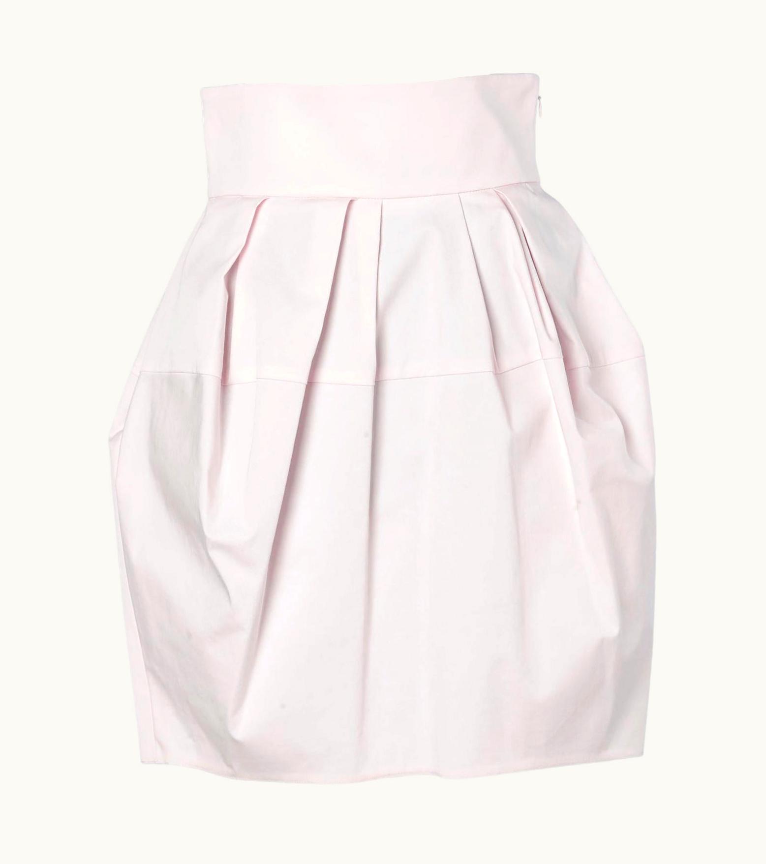 Dior Pale Pink Tulip Cotton Skirt Christian Dior