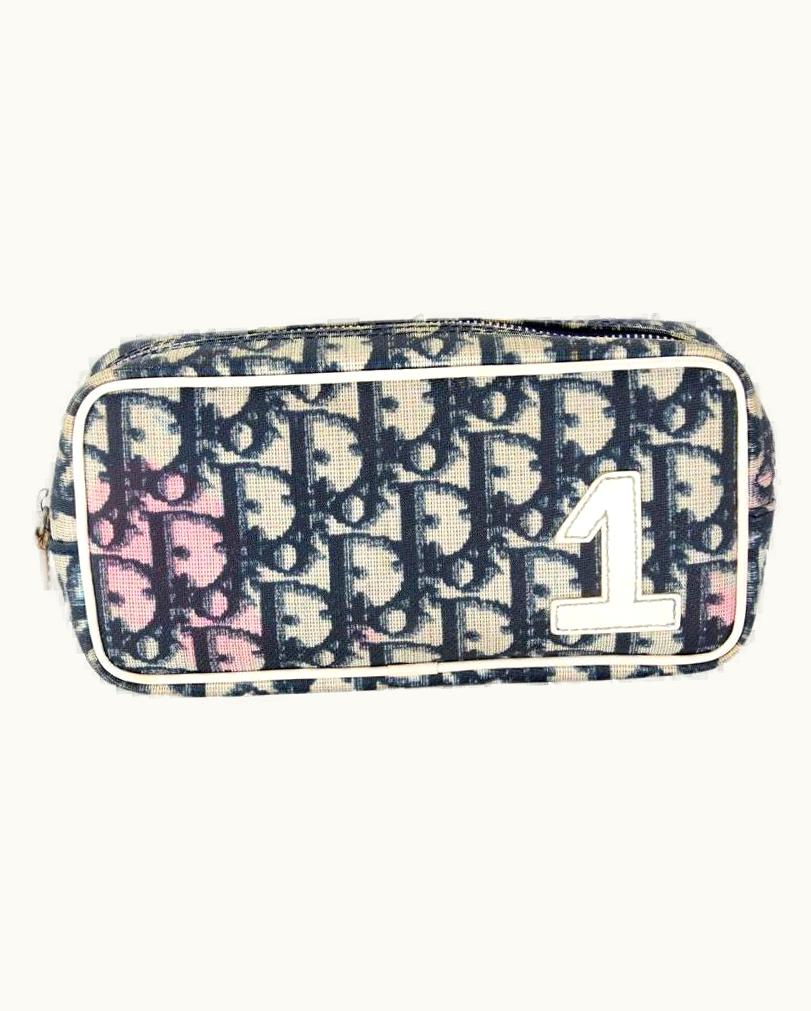 Dior Dior Monogram Oblique Canvas Make Up Cosmetic Wallet Cd-0621n-0002