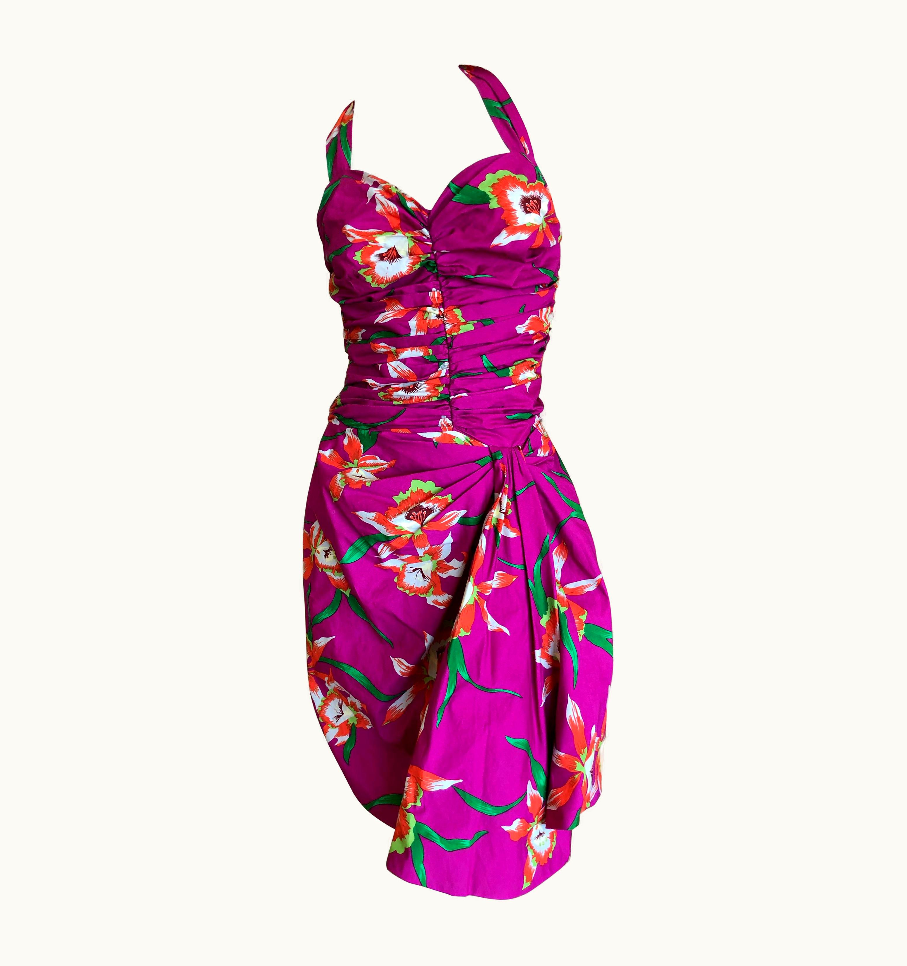 Dior Christian Dior Spring Summer 2011 By John Galliano Sarong Style Cotton Sun Dress