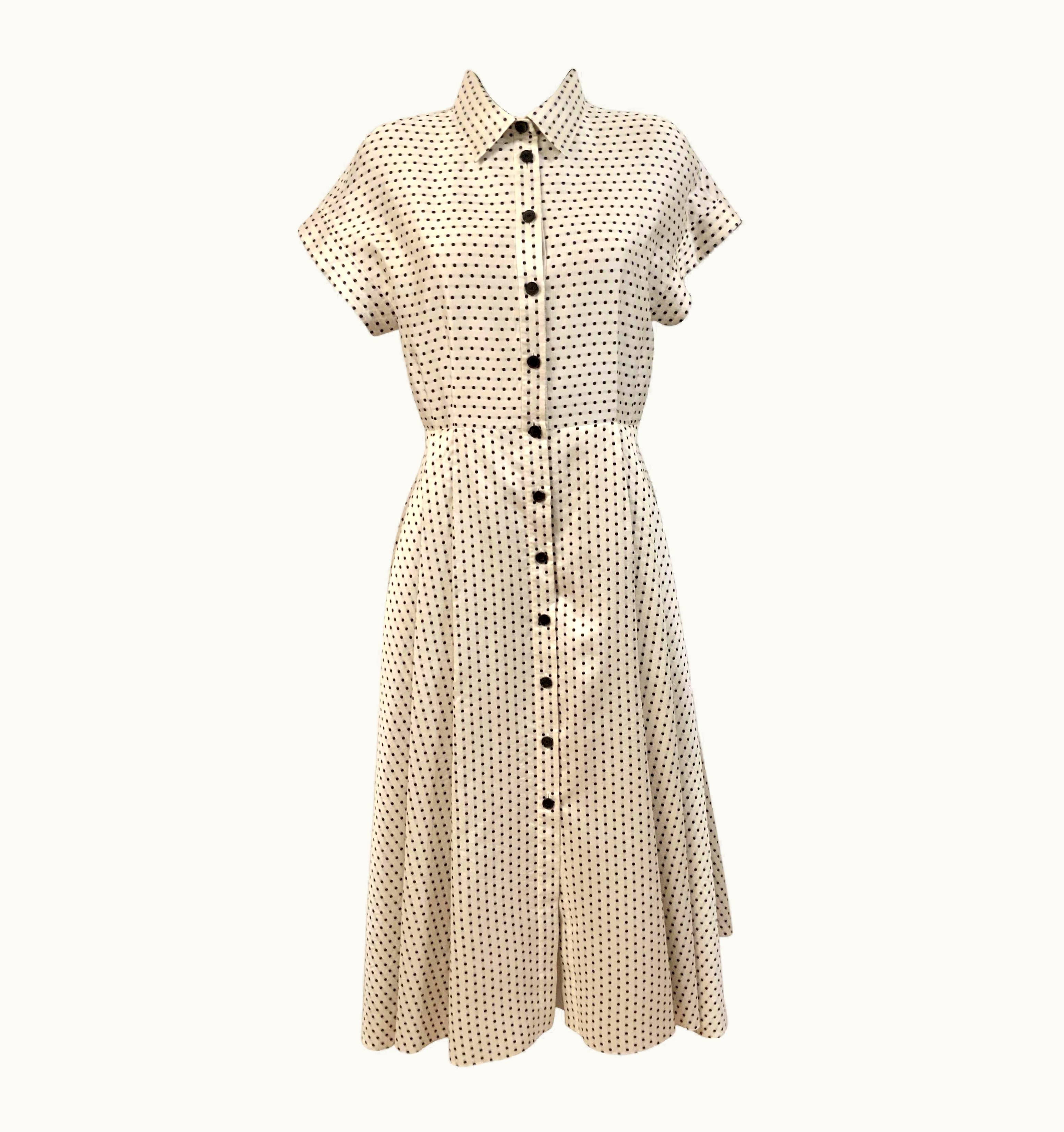 Dior Christian Dior Pre-Fall 2020 Polka Dots Silk Dress