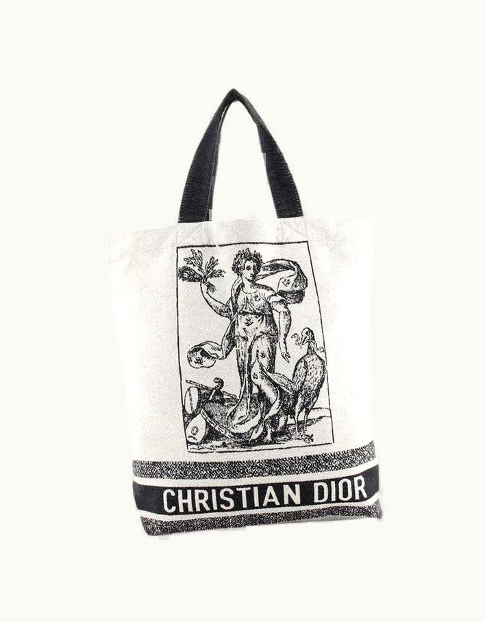 Dior Christian Dior Cruise 2021 Shopping Tote Printed Canvas