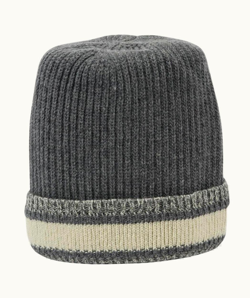 Dior Christian Dior Logo Intarsia Cashmere Blend Ribbed Beanie One Size