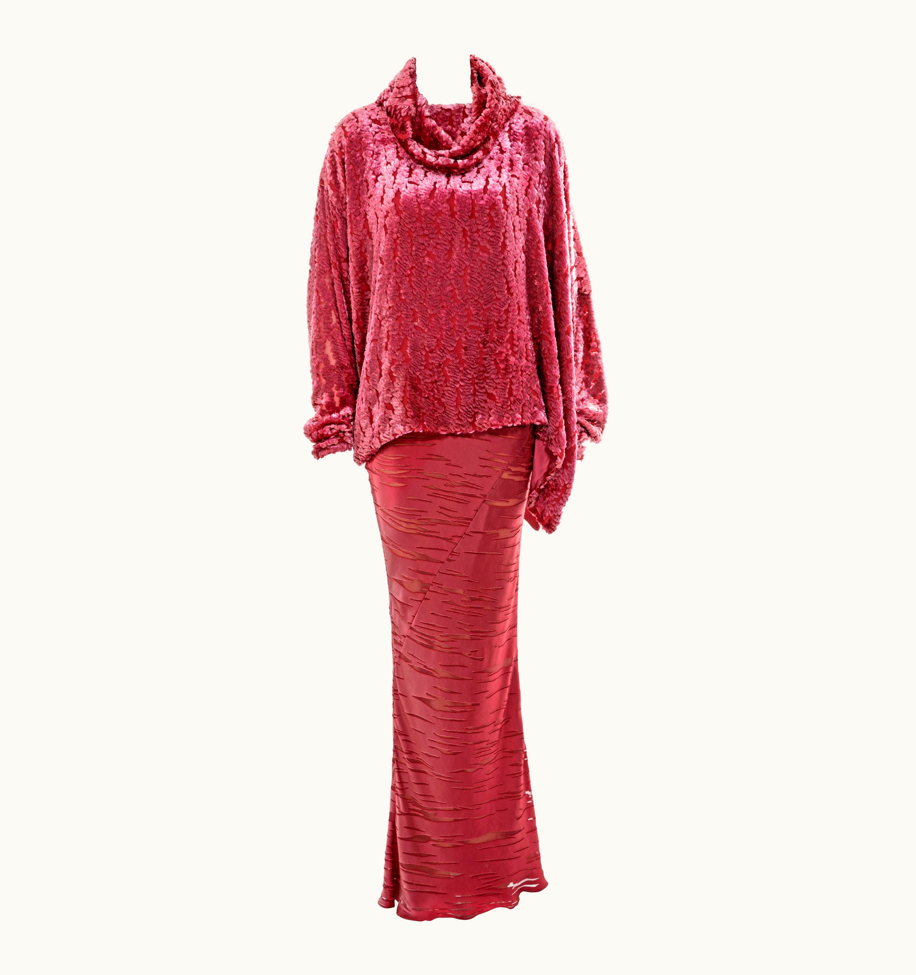Dior Christian Dior By John Galliano Bias Cut Evening Dress And Sweater, AW 2000