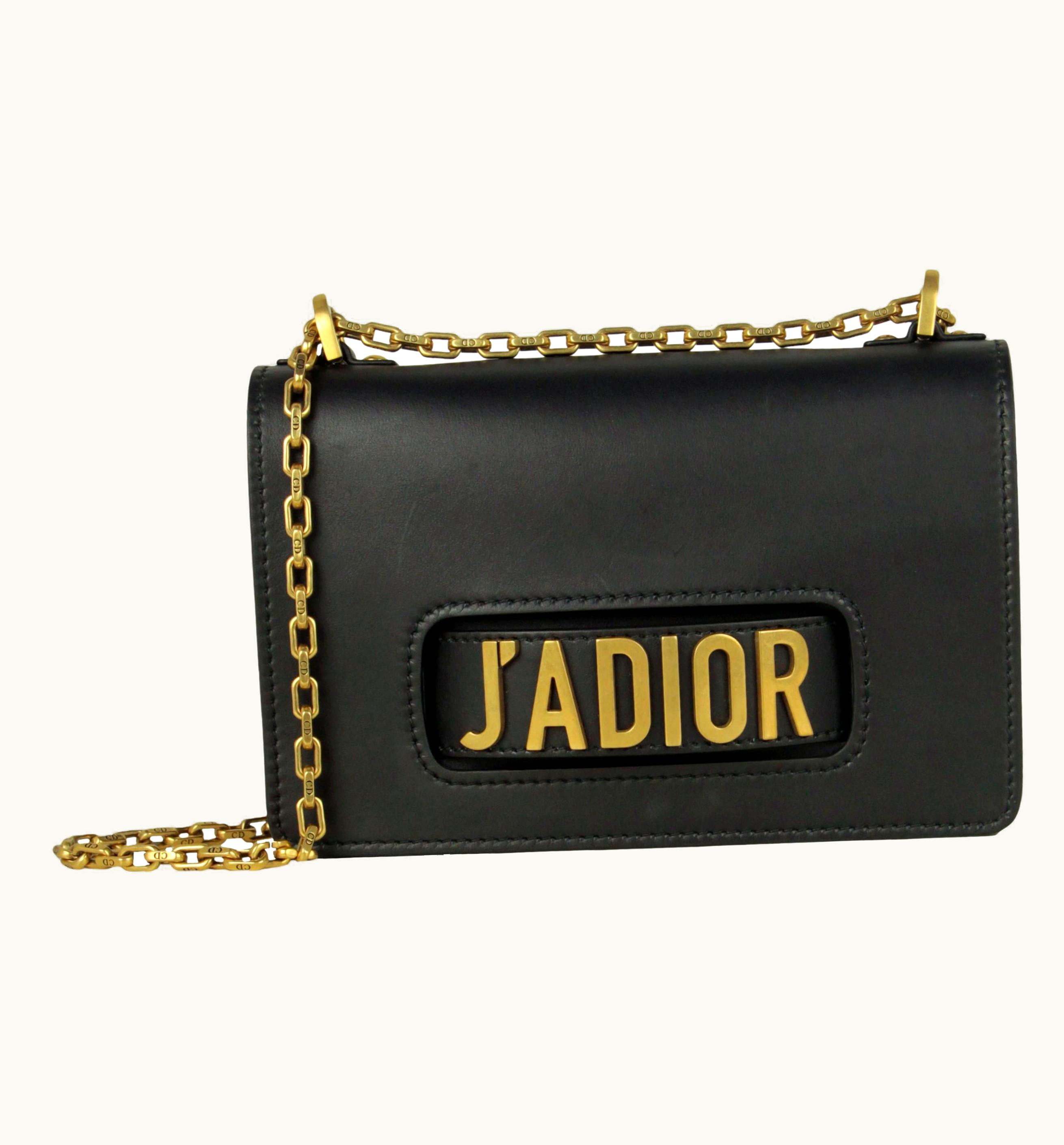 Dior Christian Dior Black Leather J'Adior Chain Flap Bag Rt. $3 UZ0571641