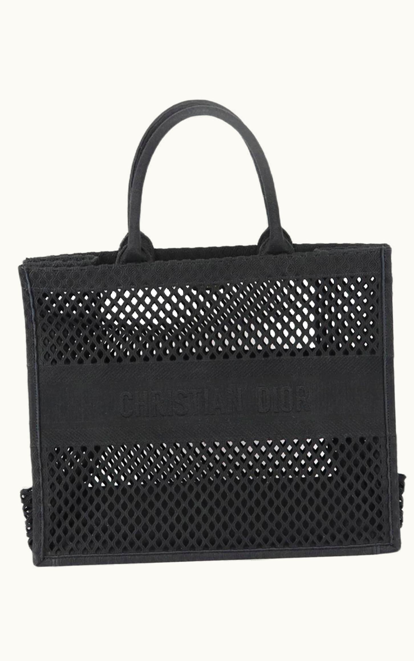 Dior Christian Dior 2020 Book Large Jacquard Cutout Canvas Tote Bag