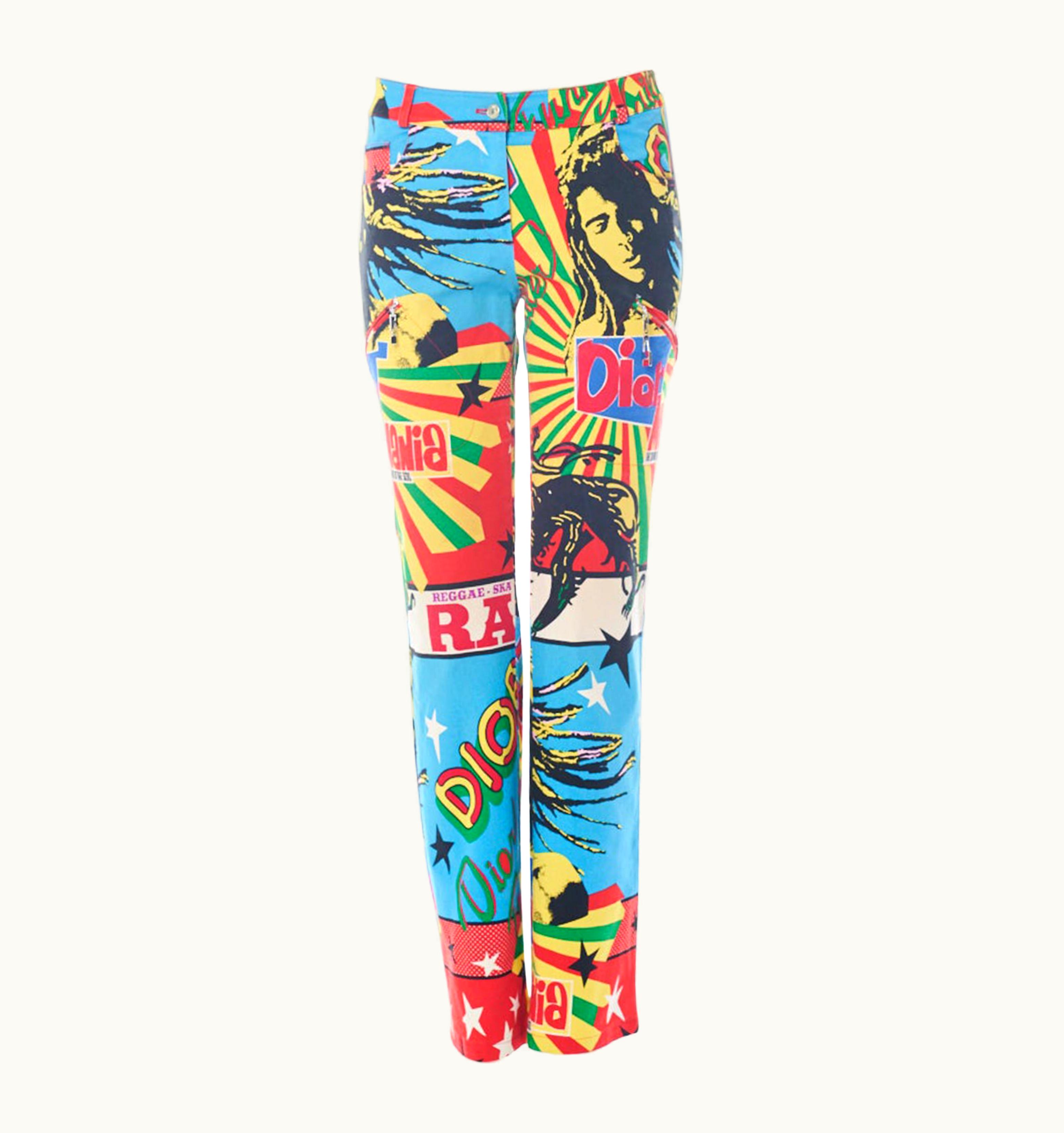 Dior Christian Dior By John Galliano Rasta Mania Pants Jeans, Fall-Winter 2004