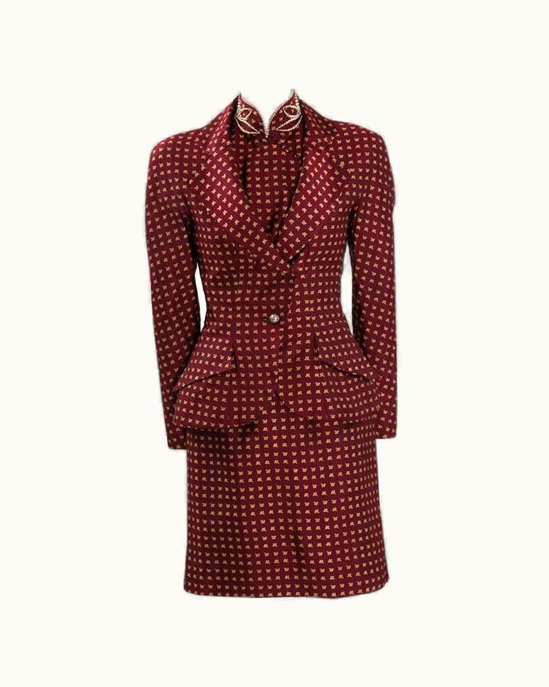 Dior Christian Dior By John Galliano Runway Skirt Suit, Fall-Winter 1998