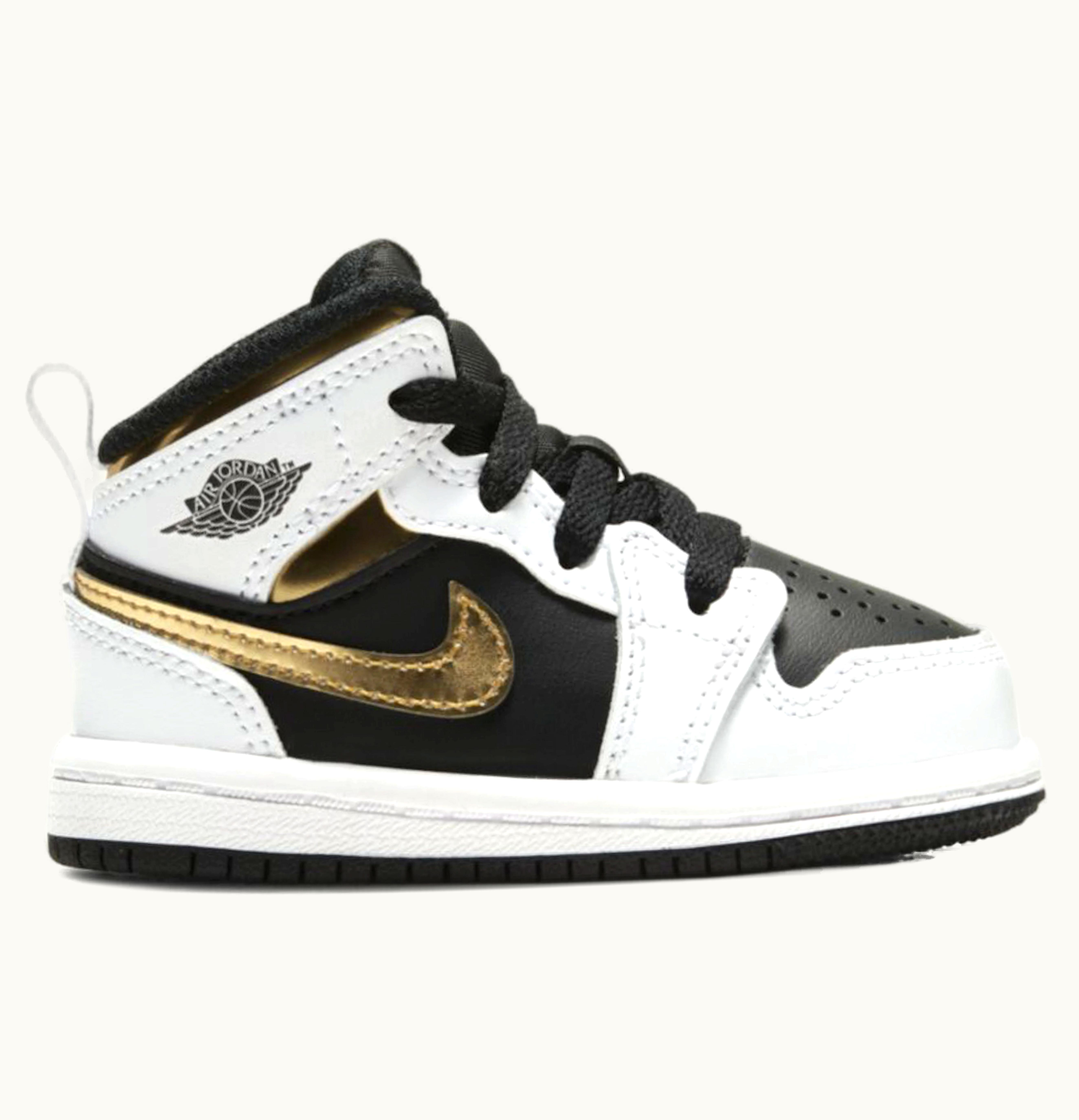 Jordan Air Jordan 1 Mid White Gold TD