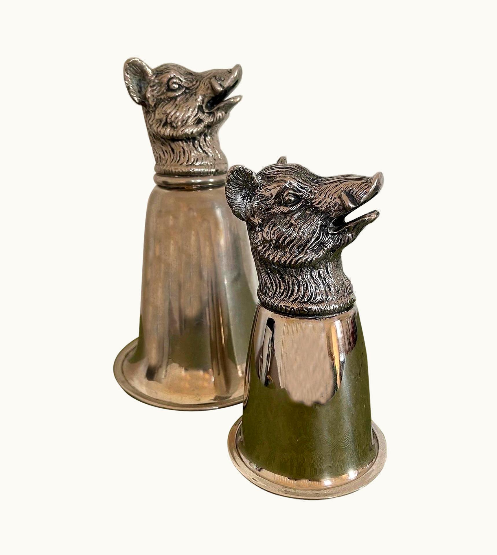 Gucci Authentic Vintage Gucci Boar Head Silver Stirrup Cup