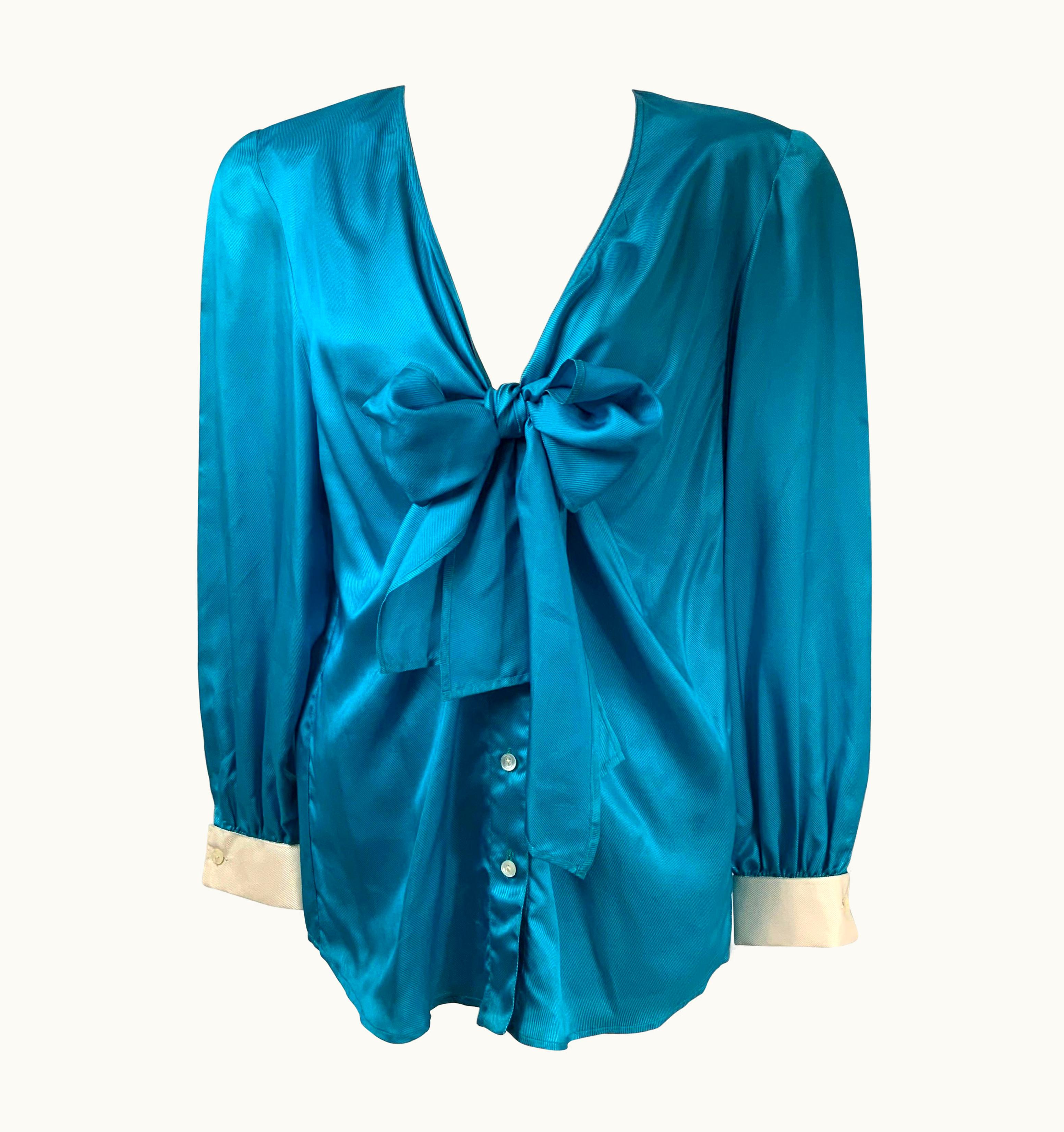 Gucci Vintage Bow Shirt