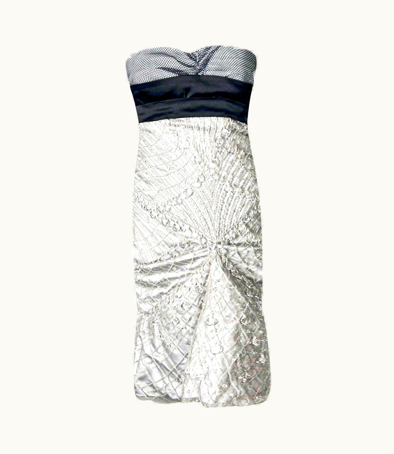 Gucci Vintage Crystal Embellished Dress