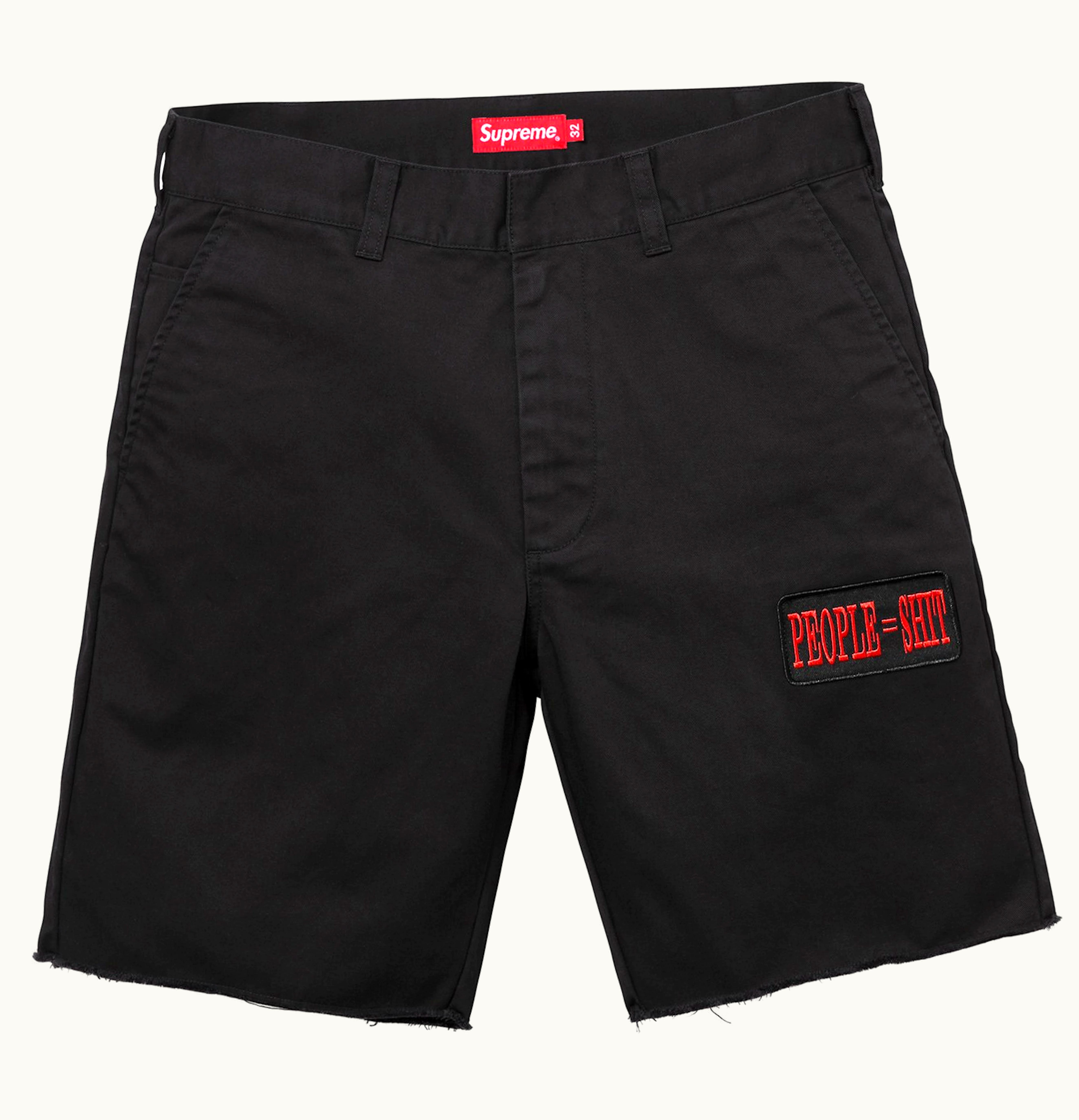 Supreme Supreme People Shit Work Short Black