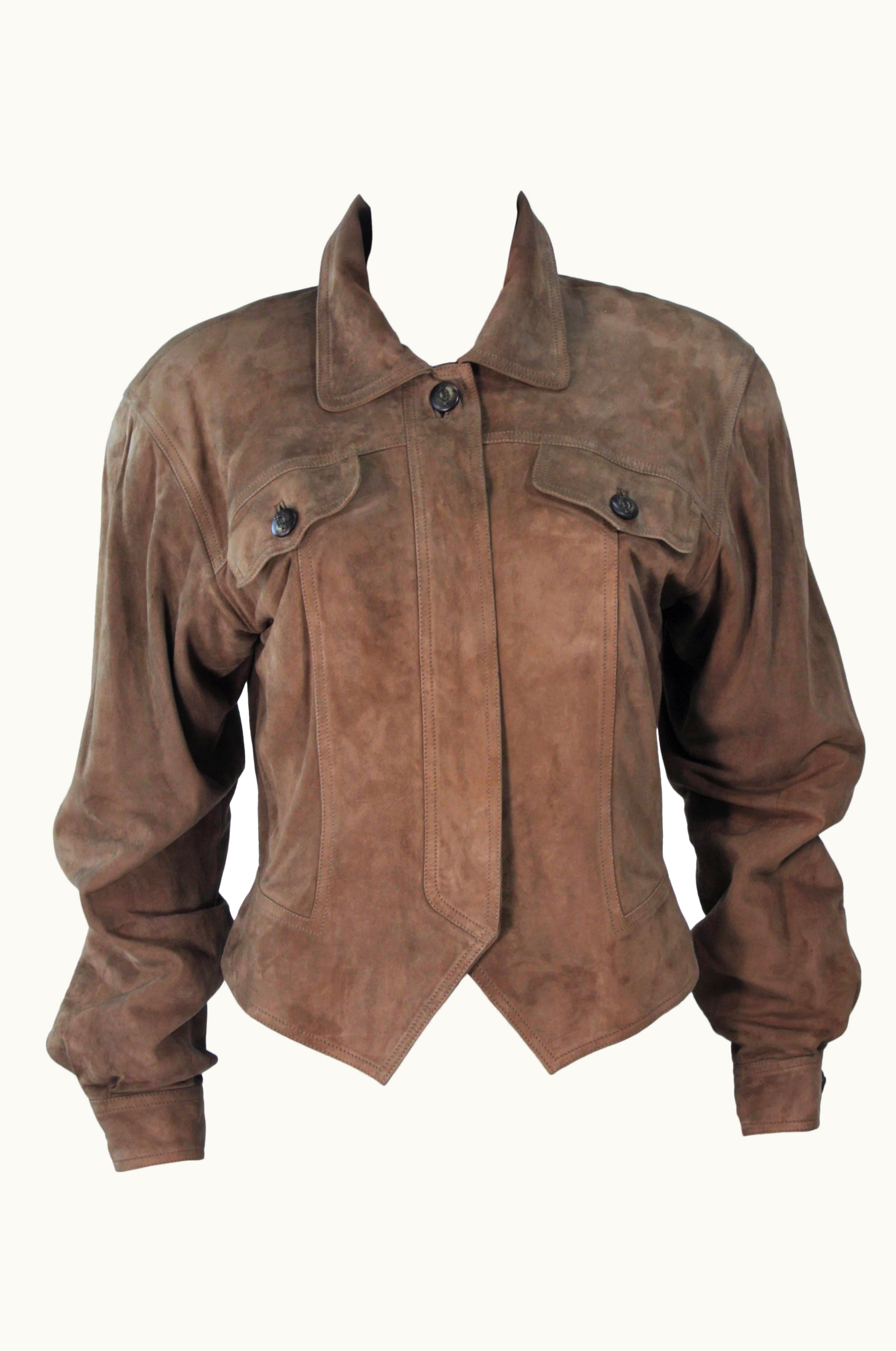 Gucci Brown Suede Jacket