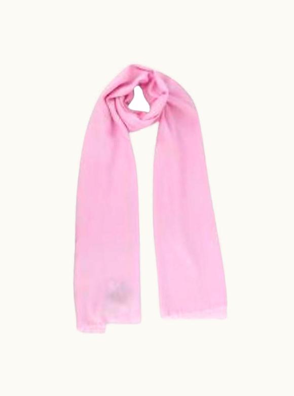 Gucci Pink Gg Wool & Silk Scarf UZ0572157